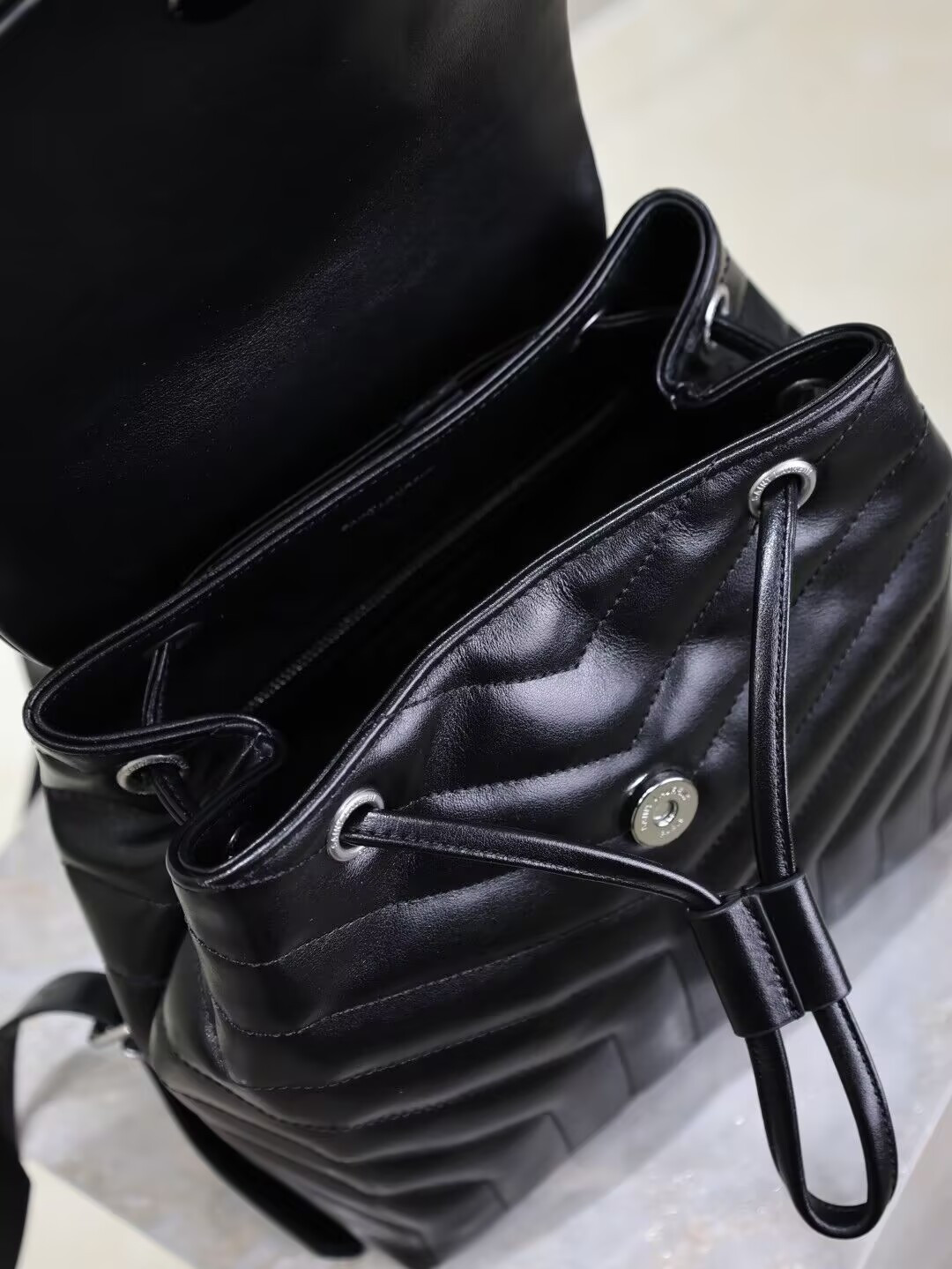 Y*L loulou backpack black 26x22x11cm