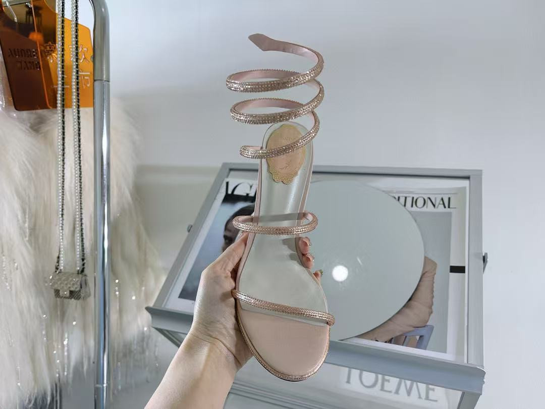 UA RENÉ CAOVILLA Cleo Pumps Sandals 95mm