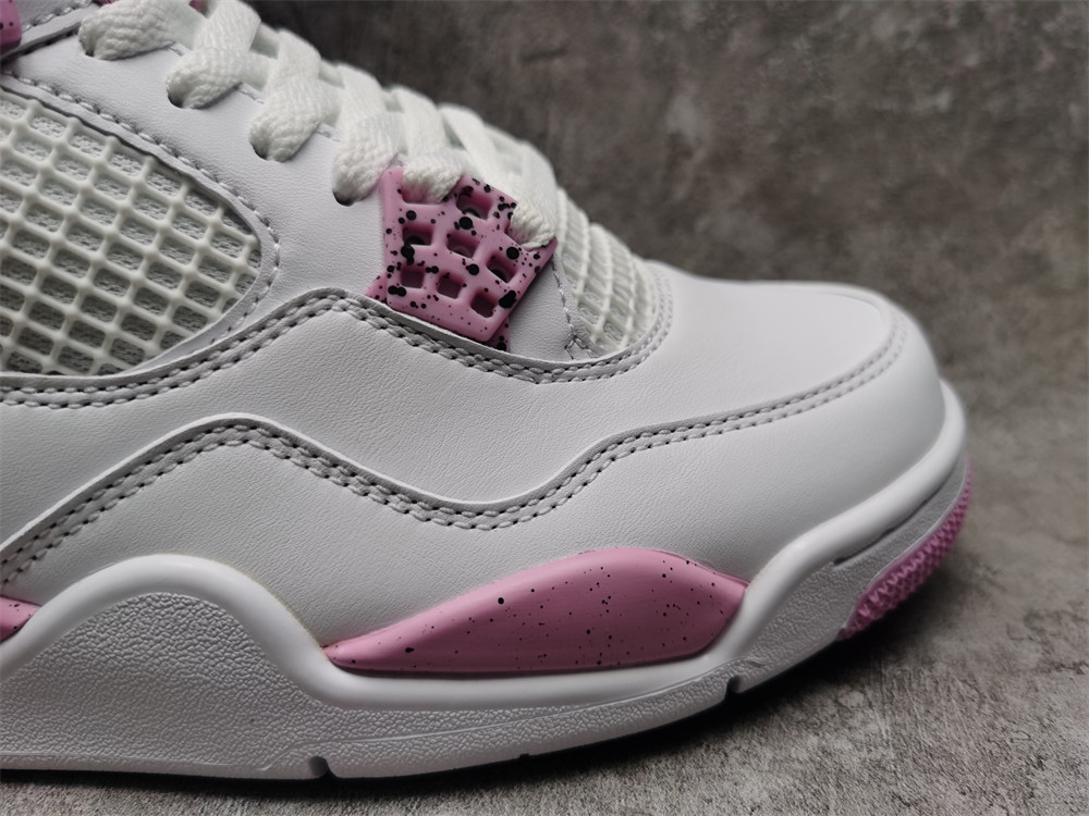 UA Air Jordan 4 Retro White Pink