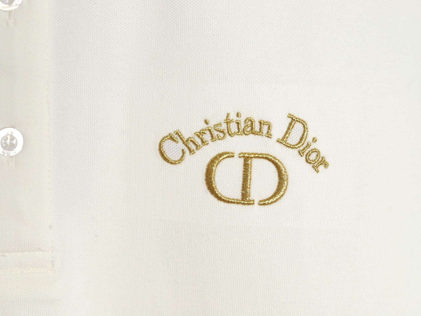 D*or 25ss short-sleeved polo shirt