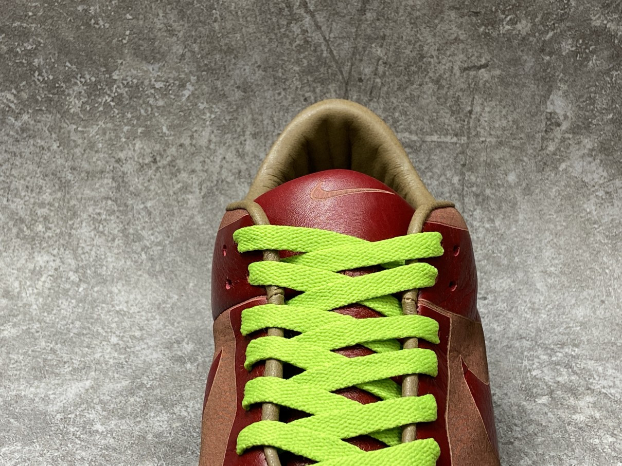 Nike Dunk Low 1-Piece Laser Varsity Red Chartreuse