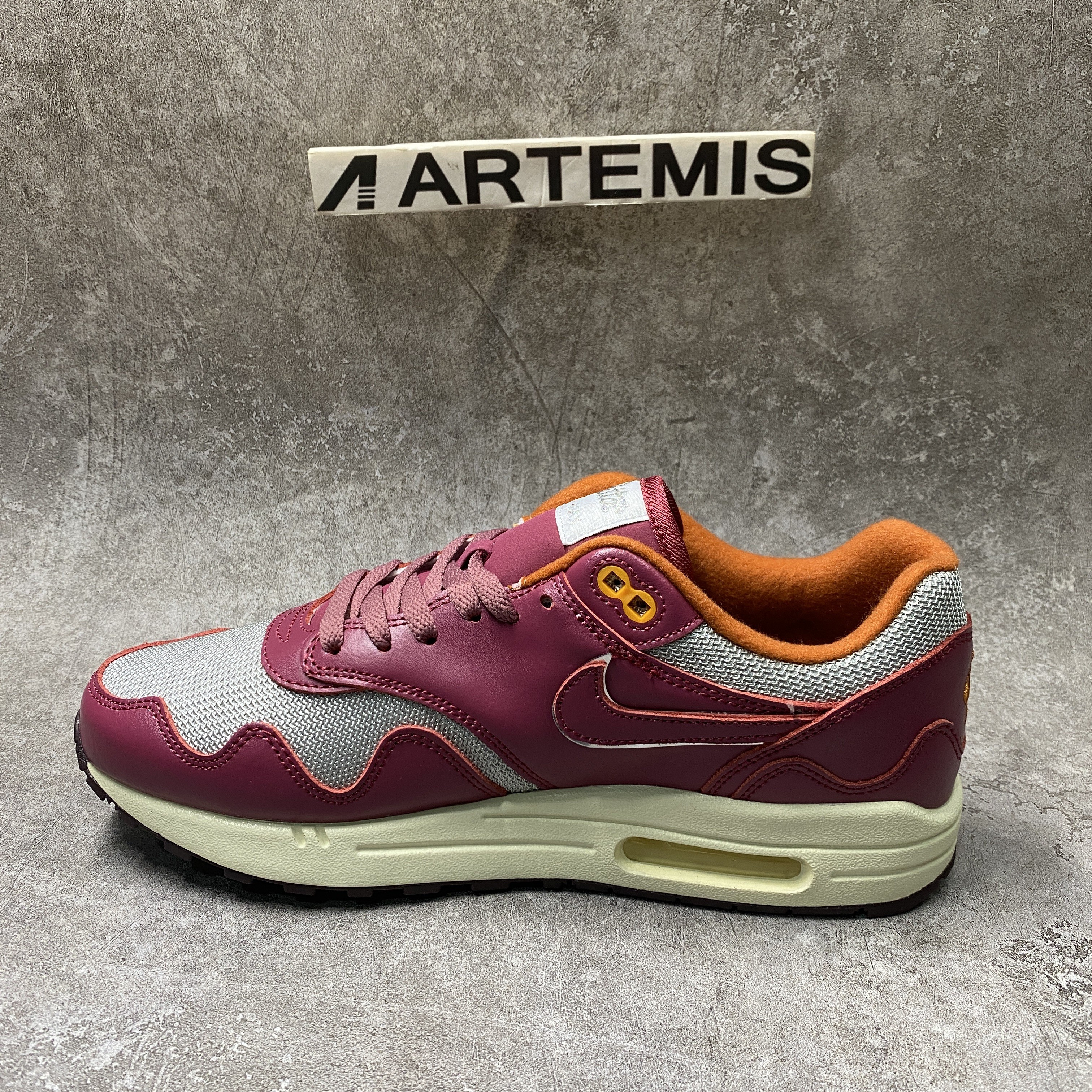 Nike Air Max 1 Patta Waves Rush Maroon