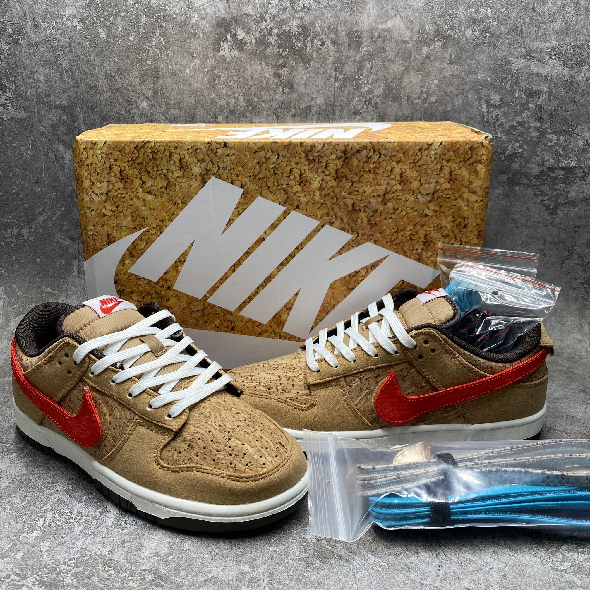 CLOT x Nike Dunk Low SP Cork