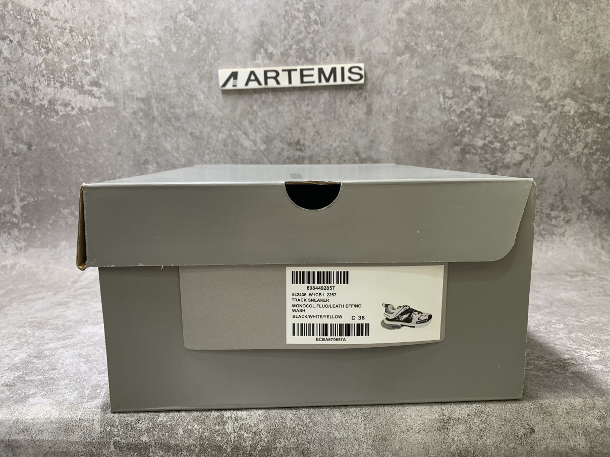 Balenciga Track Trainer White Black