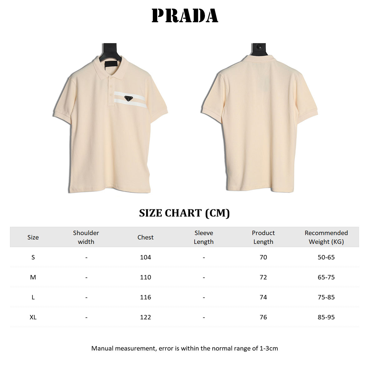 Pra*a short-sleeved polo shirt