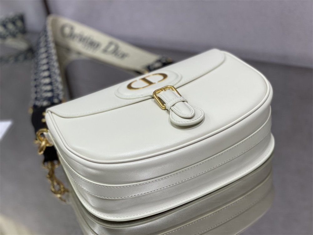 large D*or bobby bag white box calfskin