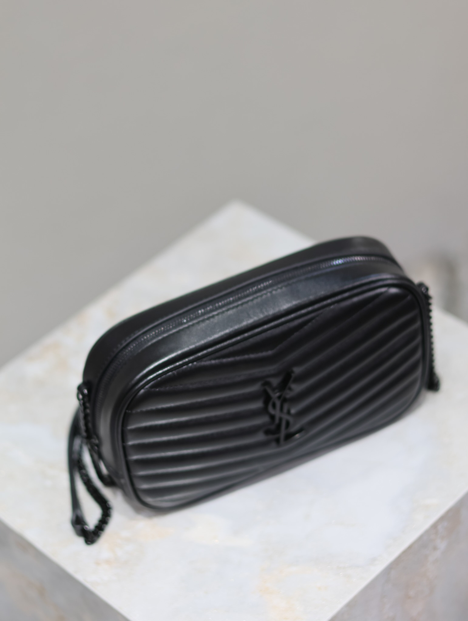 Y*L mini lou in quilted leather 7.5 x 4.1 x 2 inches