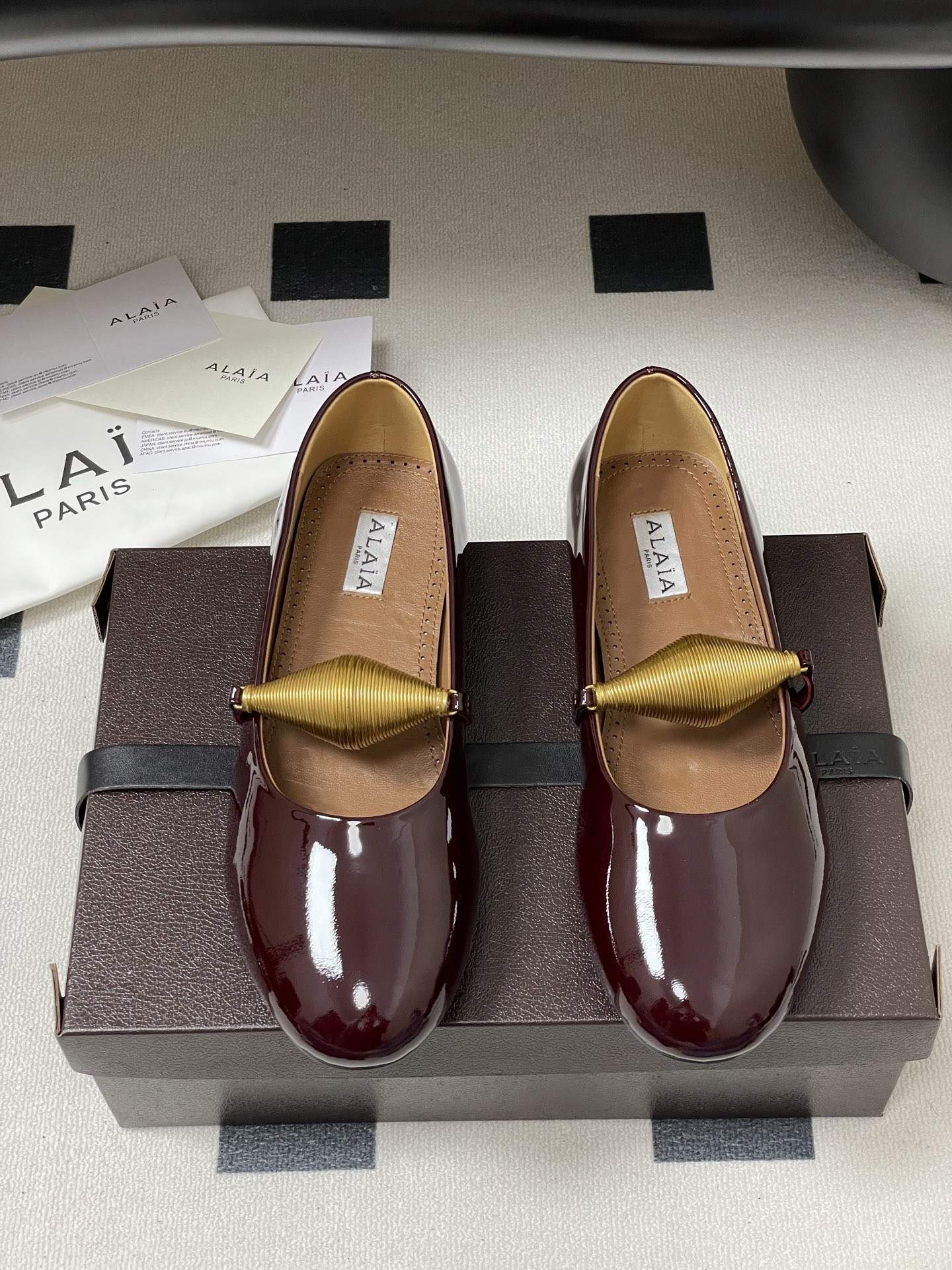 UA Alaïa Jewel Ballet Flats(Customized Size 7-10 days production time)