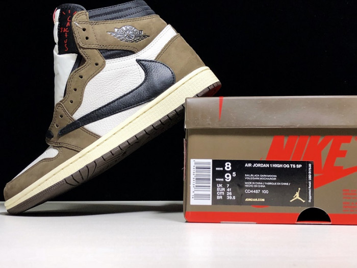 Travis Scott x Air Jordan 1 Retro High OG ‘Mocha’ – CD4487 100