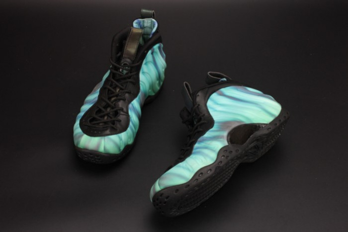 Nike Air Foamposite One “Northern Lights” Black/Green mens 840559-001