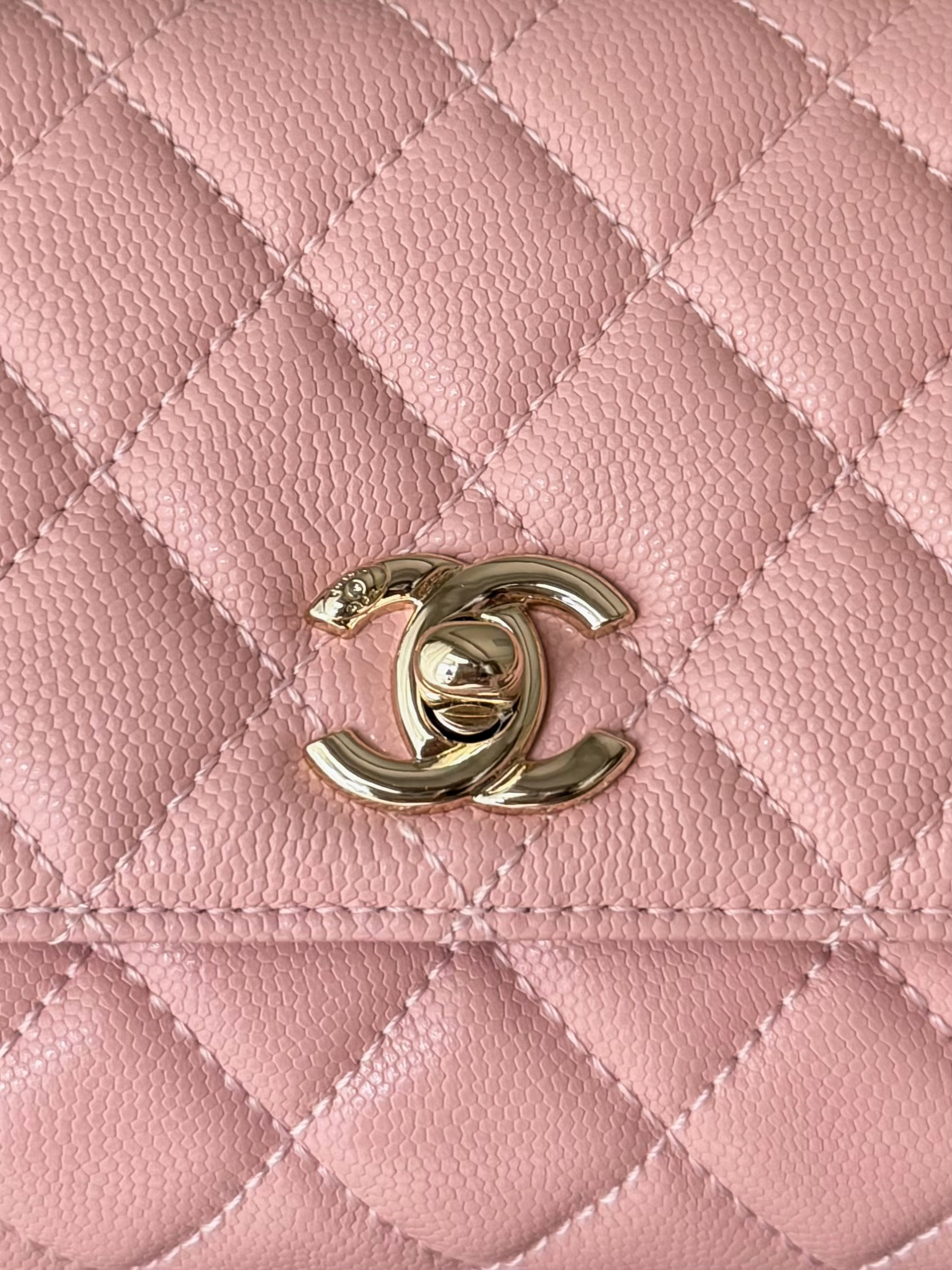 CHANEL mini coco handle 13x19x9cm