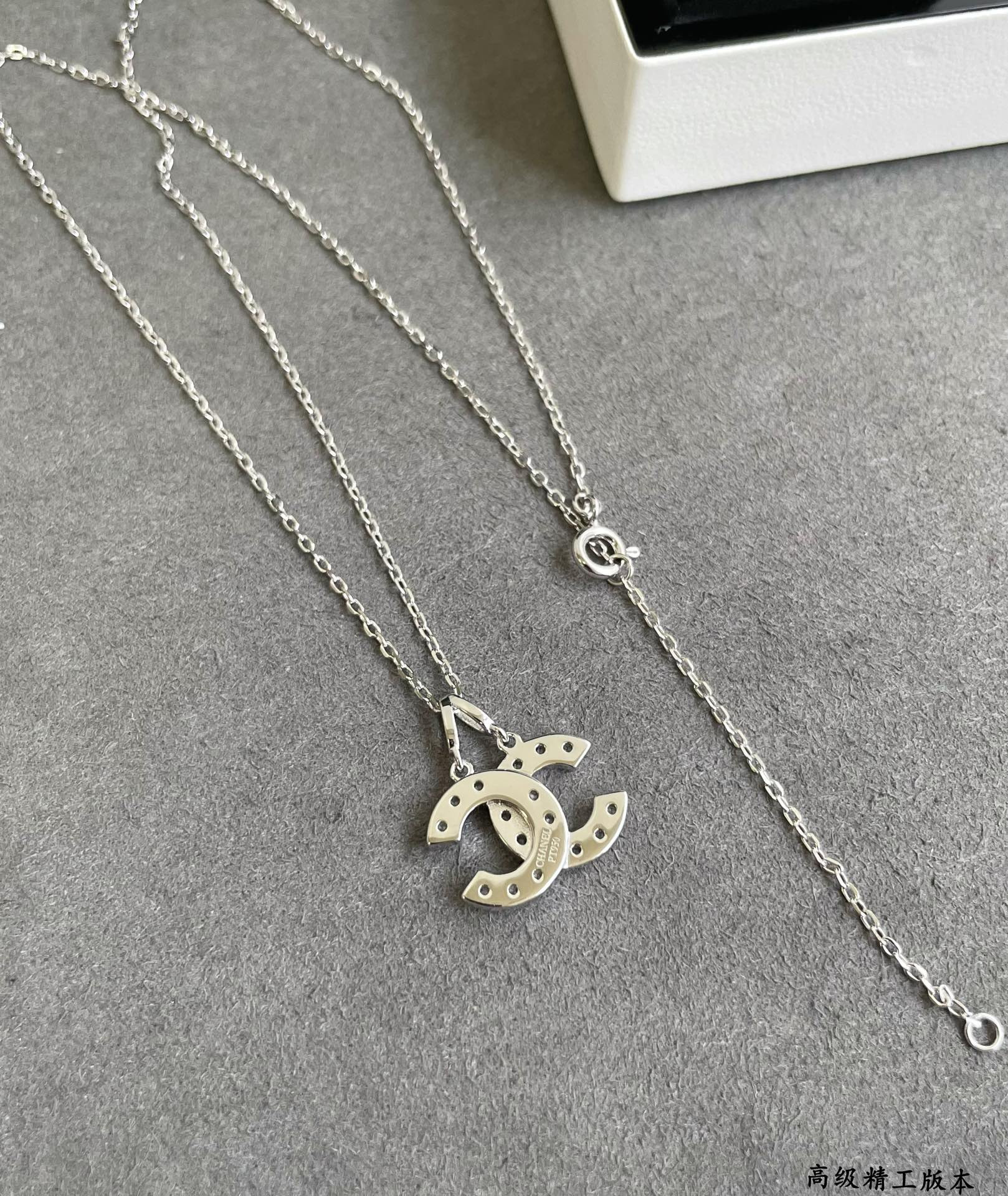 Ch**el Double C Necklace