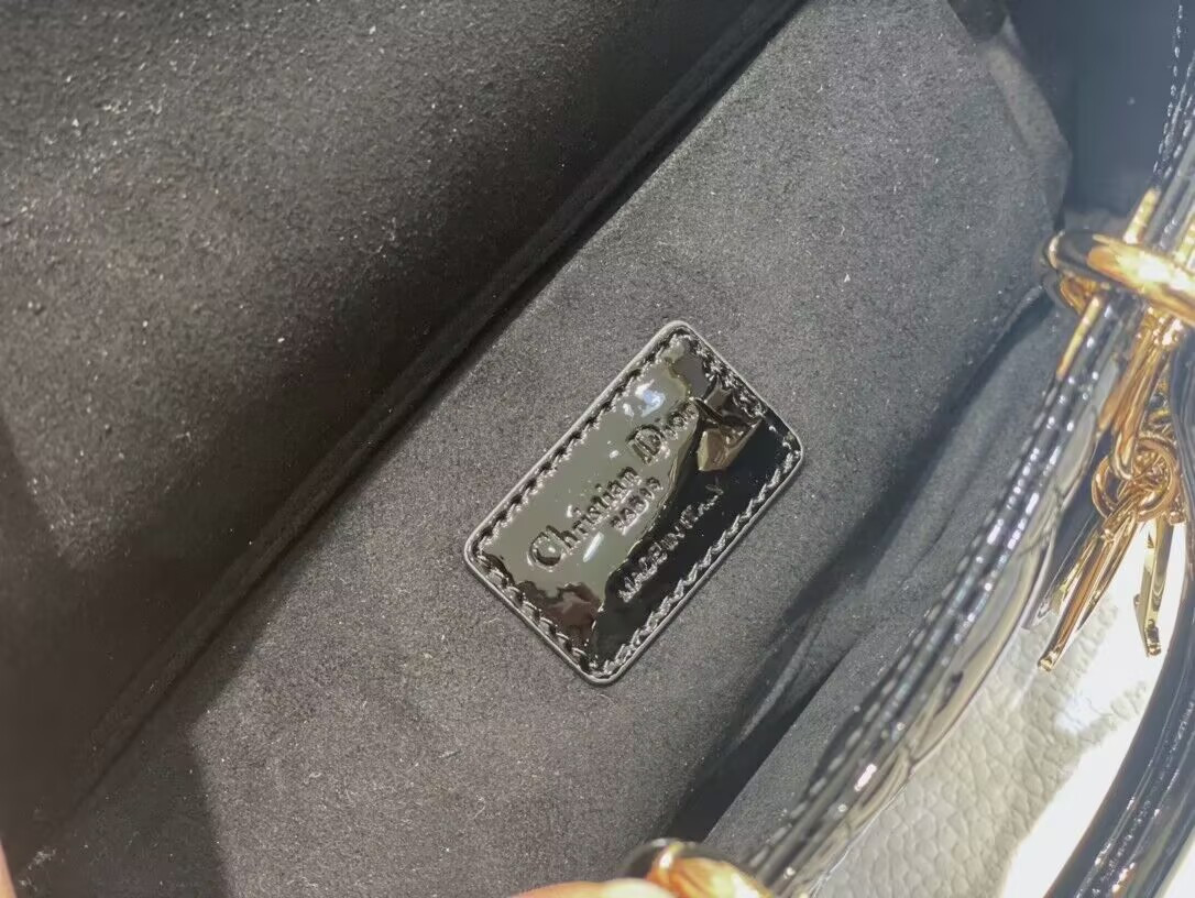 D10r SMALL LADY D-JOY BAG BLACK  22x6x12cm