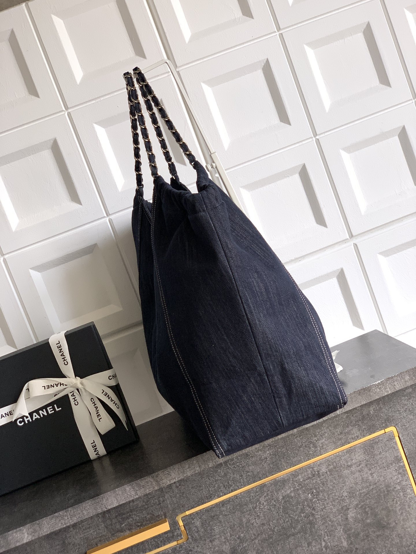 Ch**el tote shopping bag 48x35x14cm