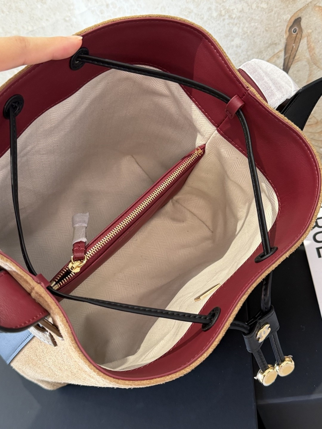 Ch**el Bucket Bag AS6357 23x23x14.5cm