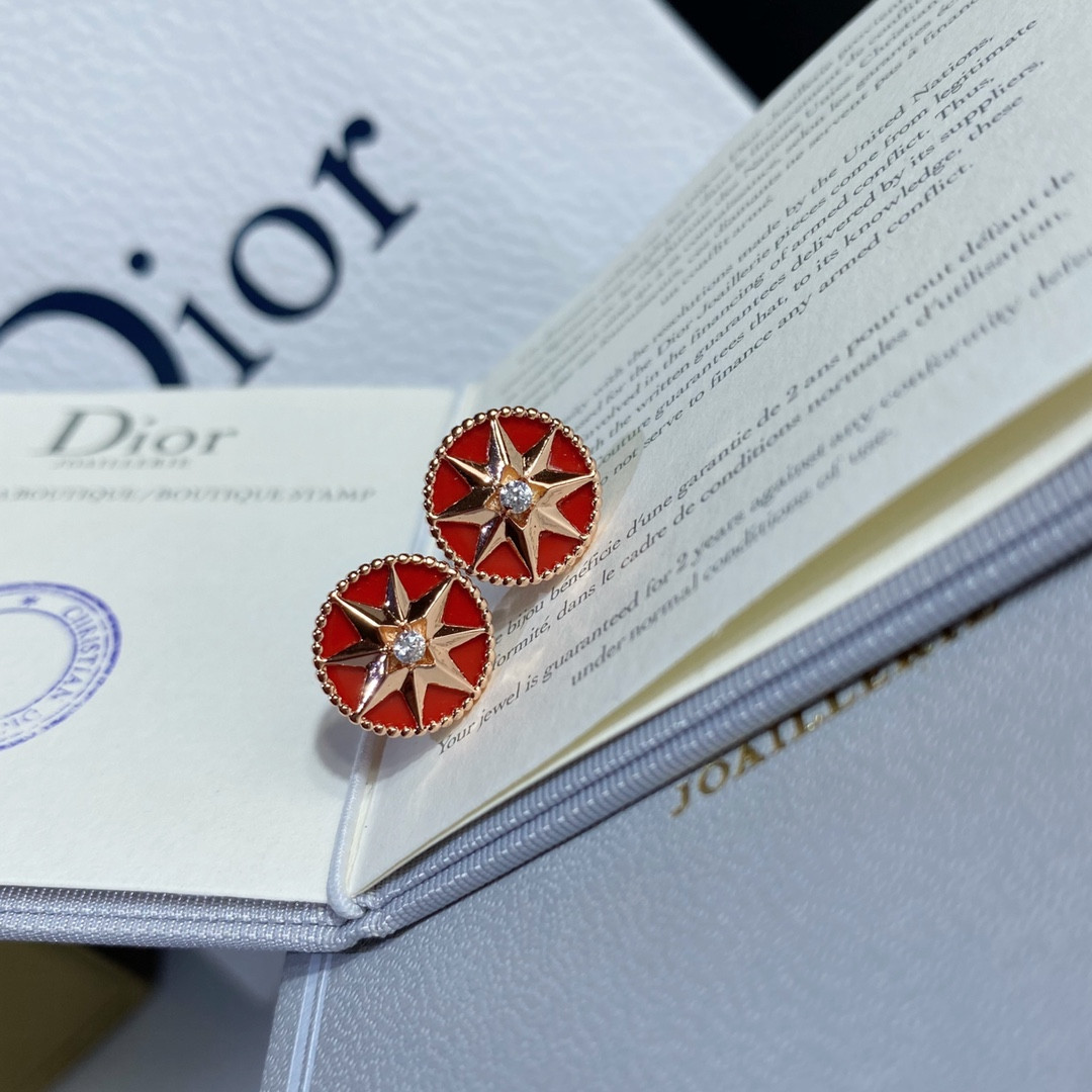 D10r compass Stud Earrings