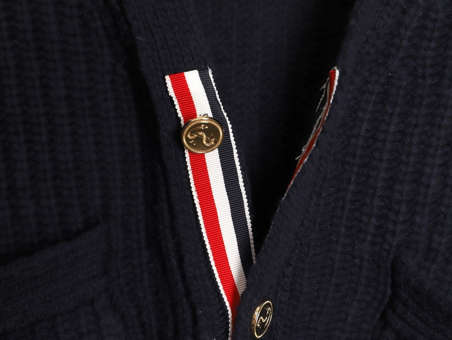 THOM BROWNE Wool Cardigan