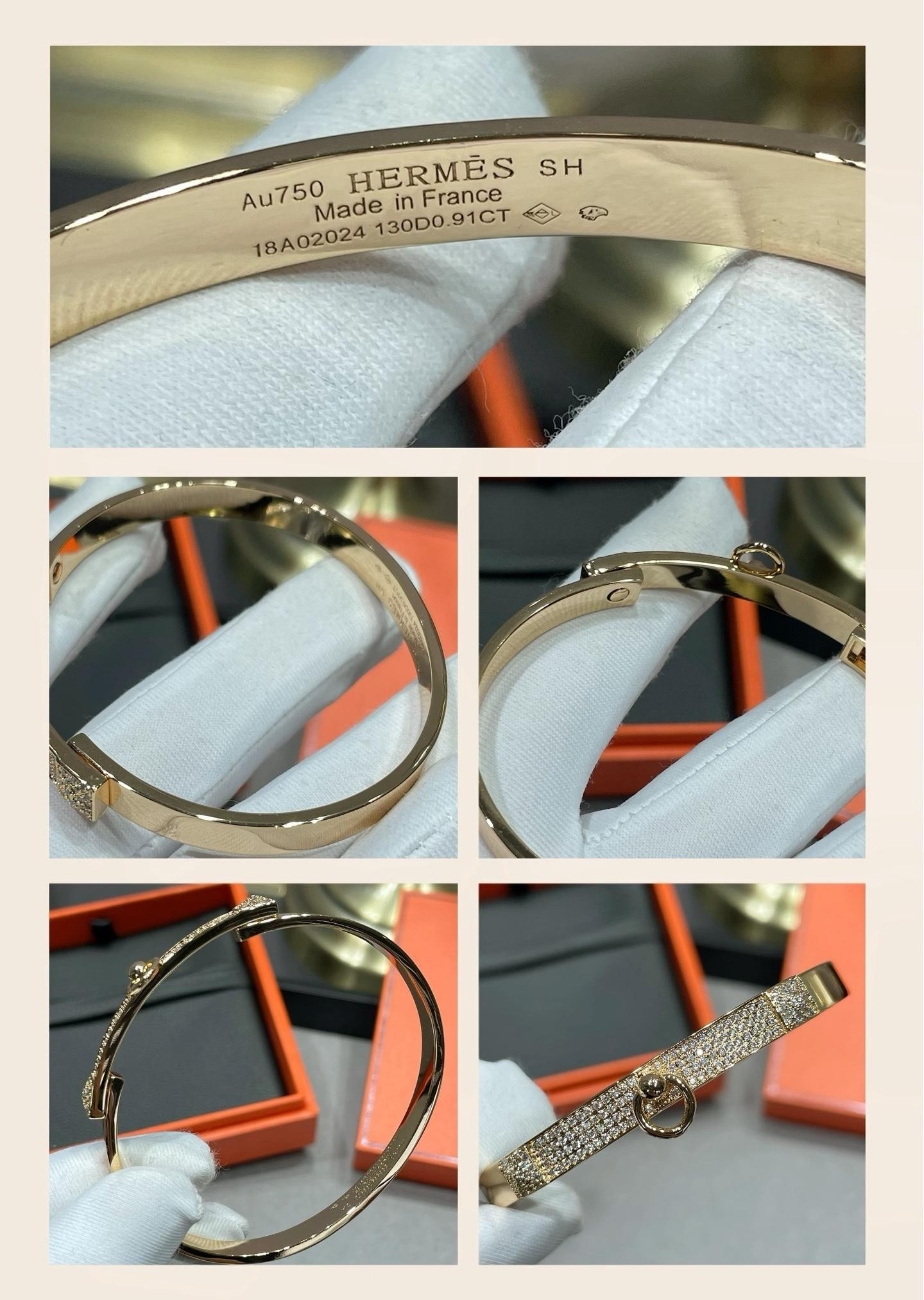 H**me5 Rivet Half D1am0nd Bracelet