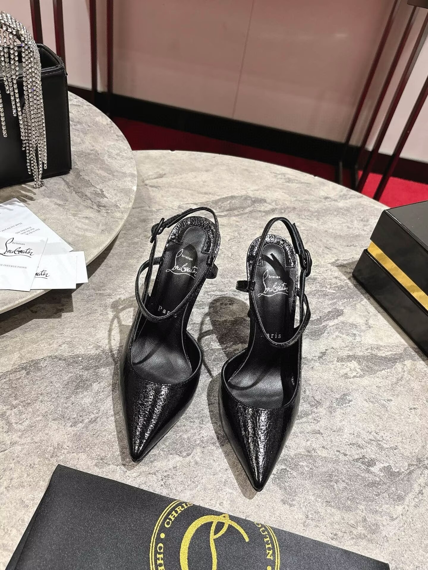 UA Christian Louboutin Jenlove 100mm Pumps(Customized, no exchange no return, about 10 days)