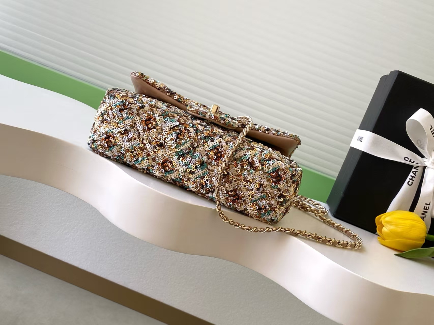 Ch**el Evening Bag  13x21x8cm