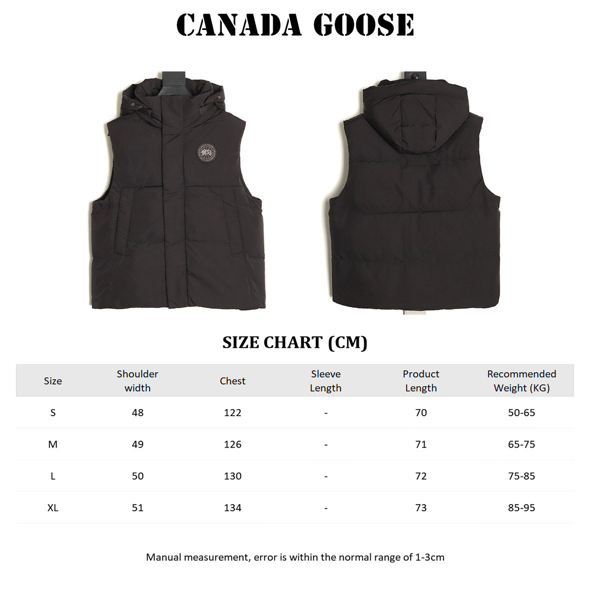 Can*a G00se Puffer Vest
