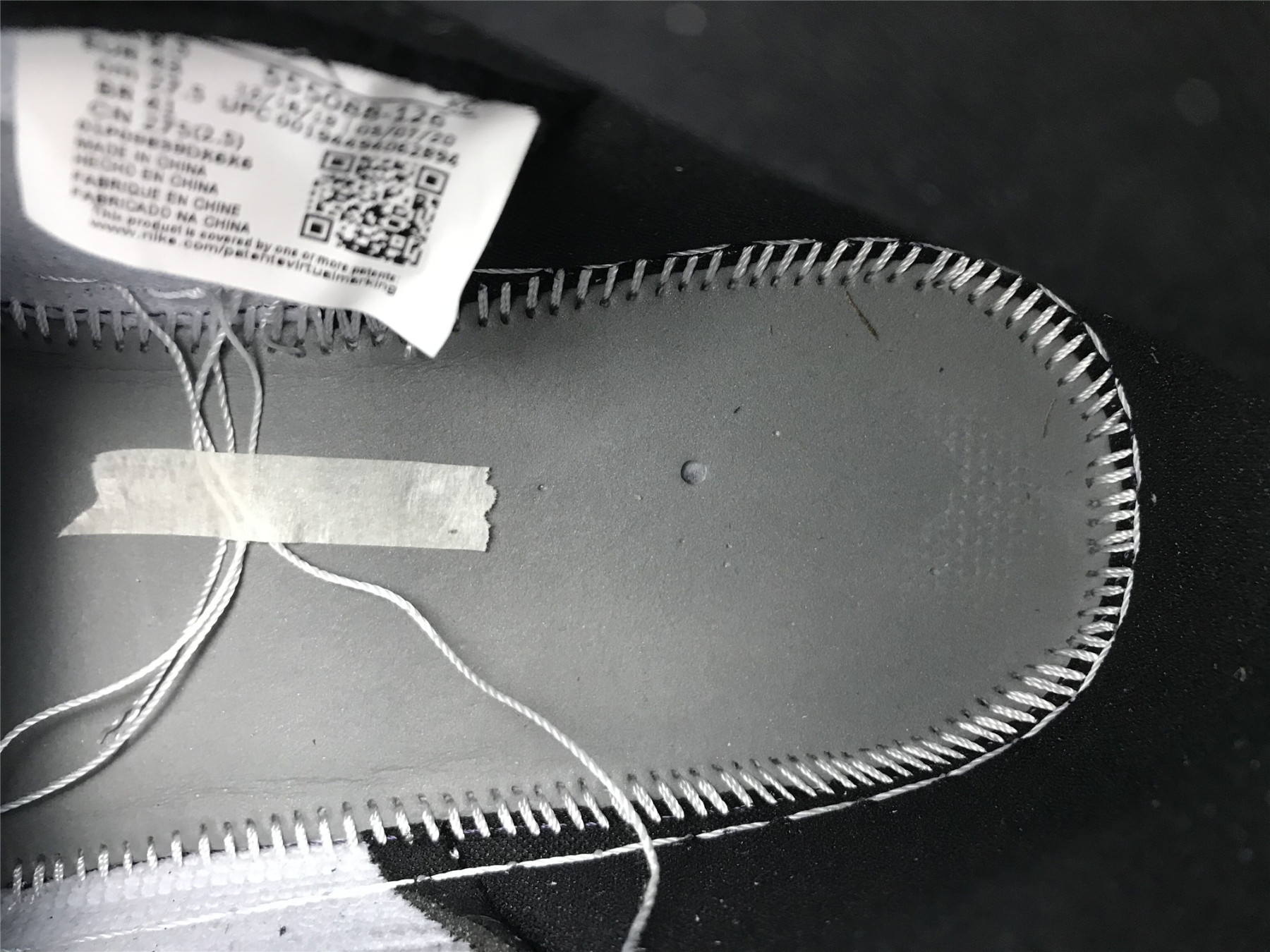 UA AIR JORDAN 1 RETRO HIGH LIGHT SMOKE GREY