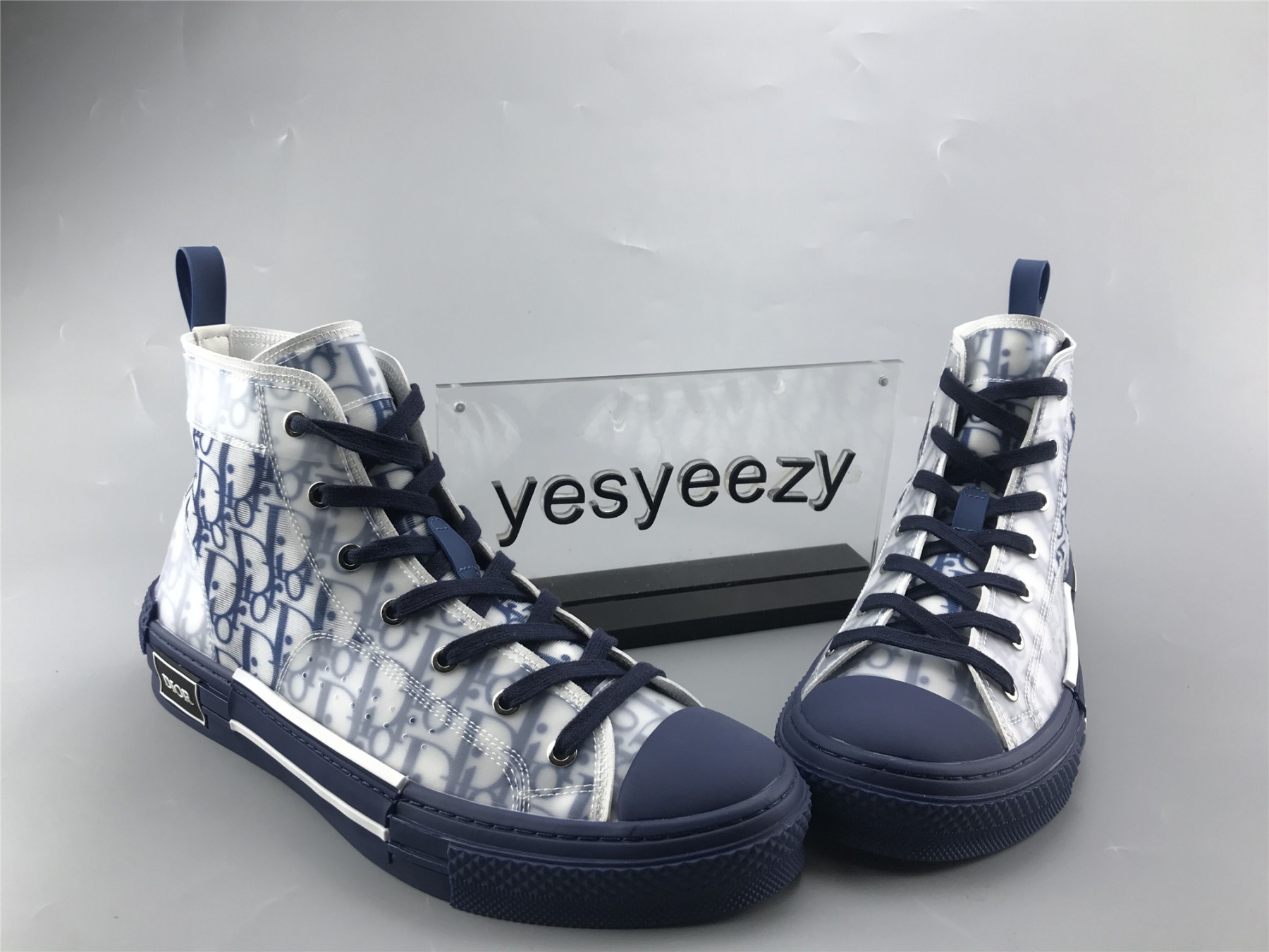 UA Dior B23 HIGH TOP BLUE OBLIQUE