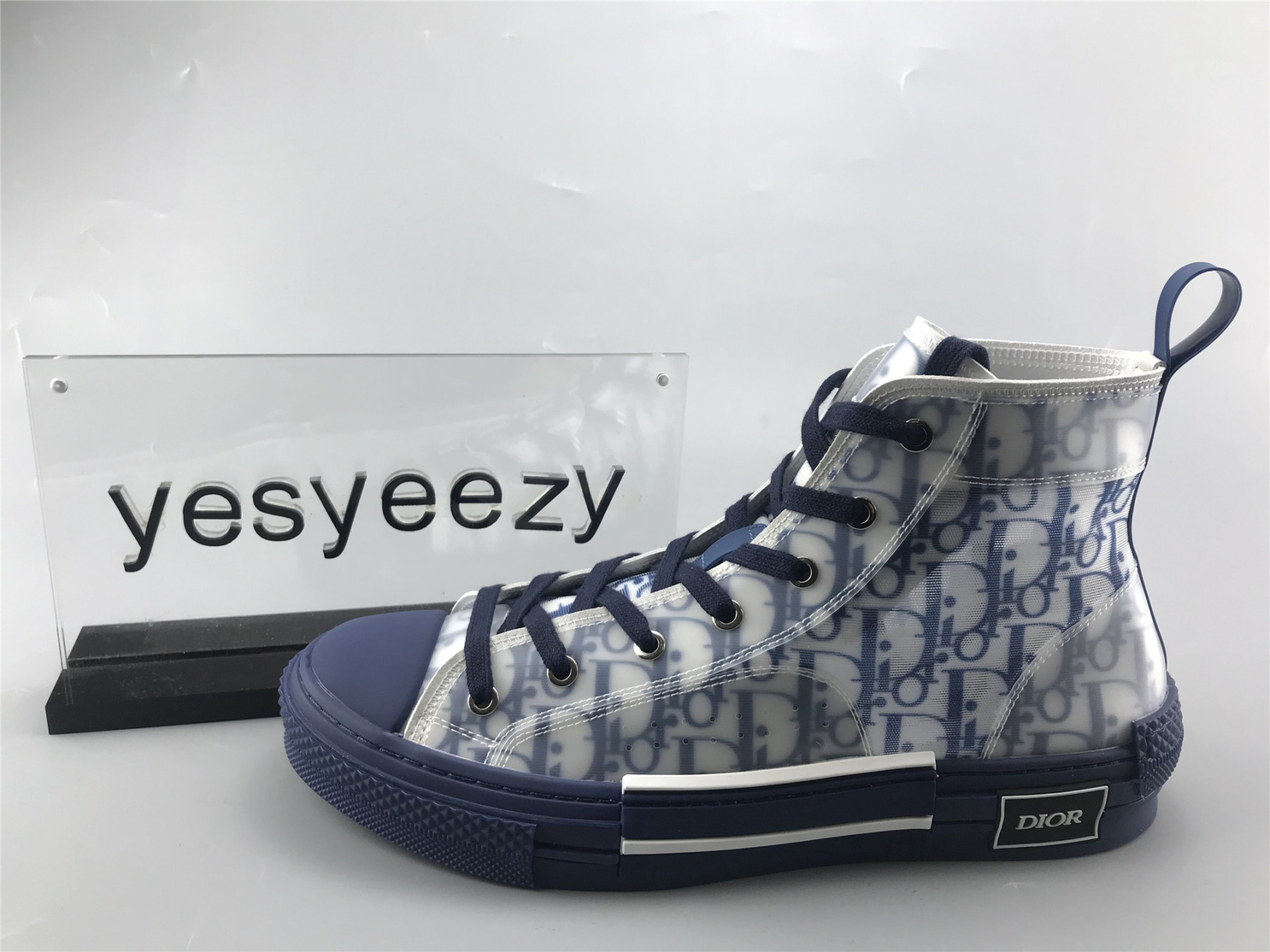 UA Dior B23 HIGH TOP BLUE OBLIQUE