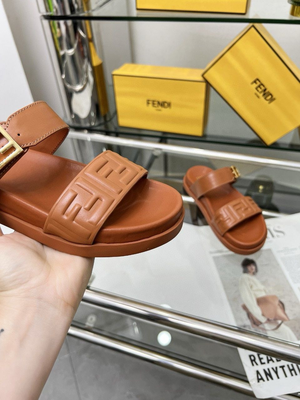 UA F**di Feel FF Double Band Sandal