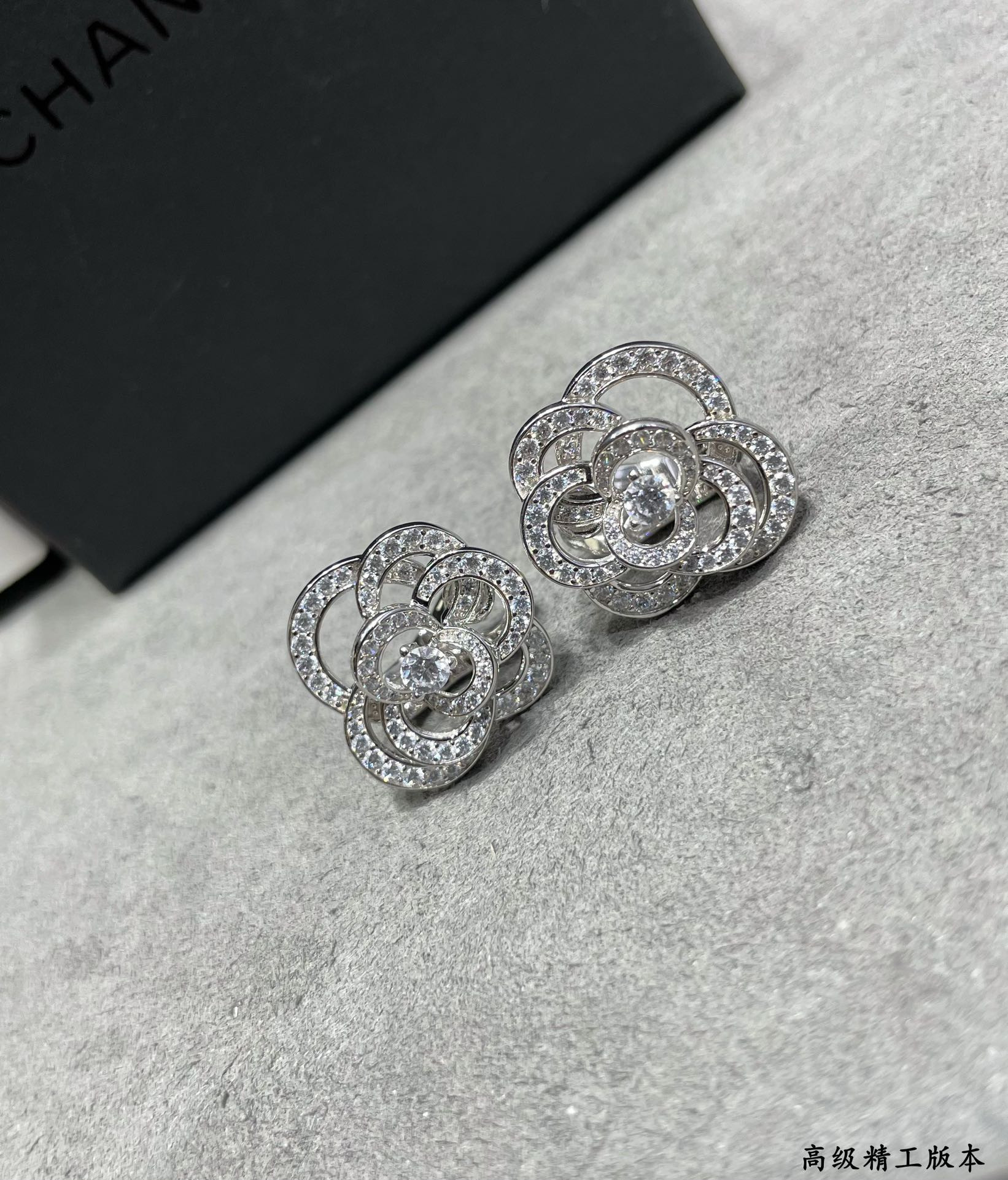 Ch**el Camellia Earrings