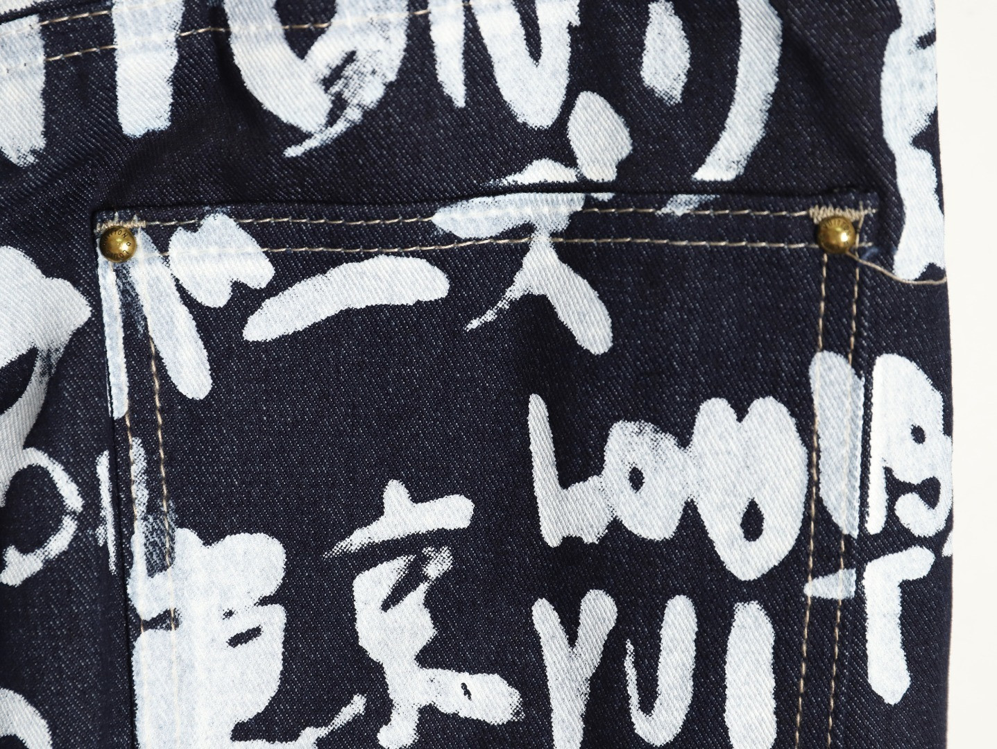 L0vis Vvtt0n X Nigo LV Jeans