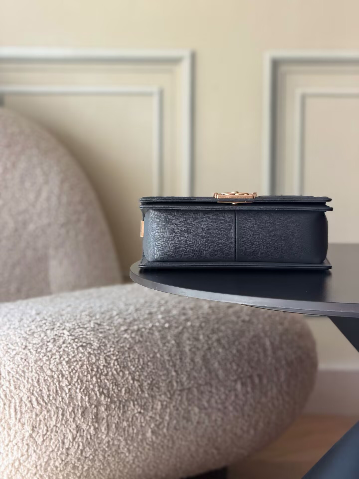 Ch**el Boy Handbag 15x25x9cm