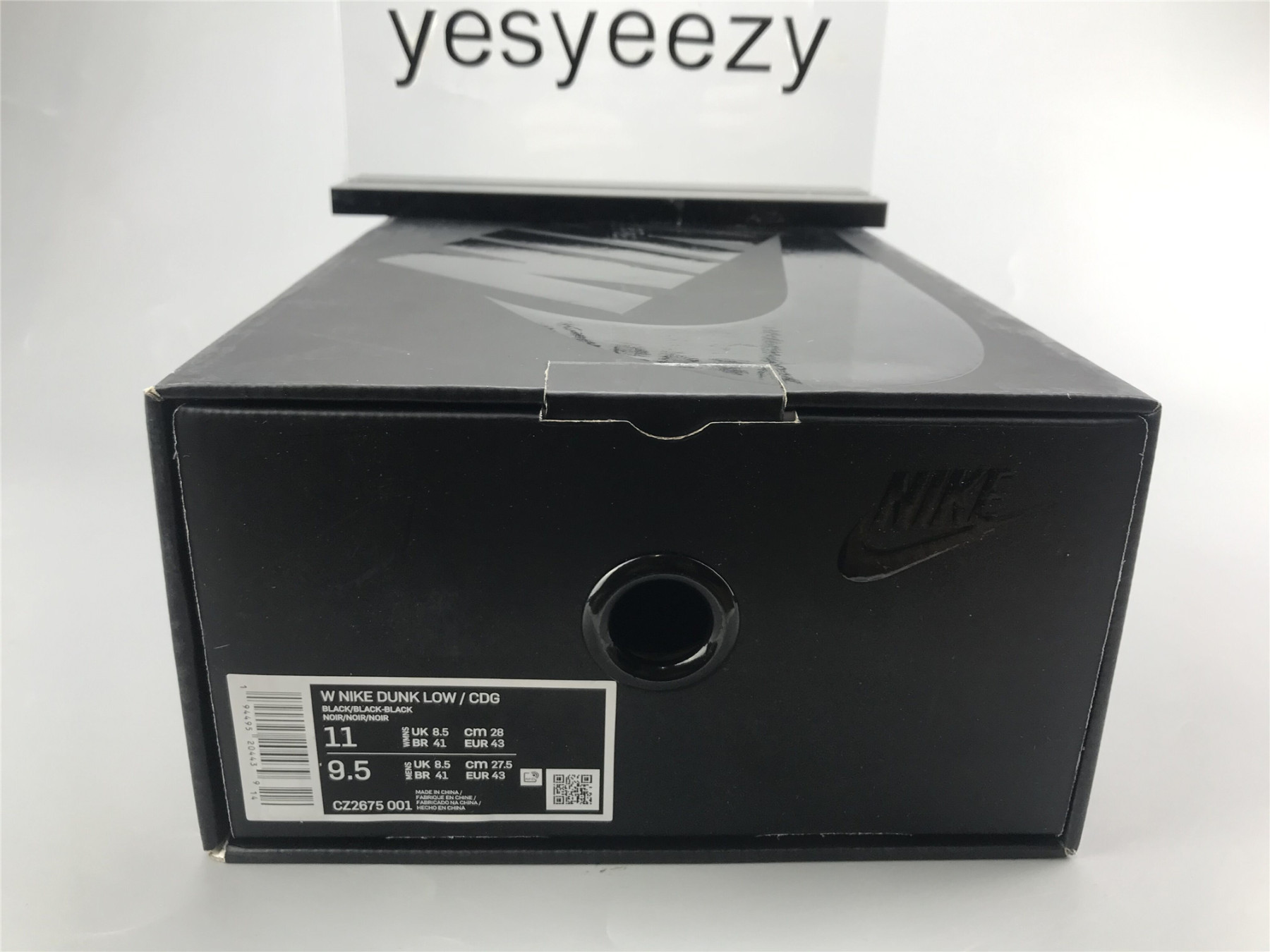 UA NIKE COMME DES GARÃ‡ONS X DUNK LOW 