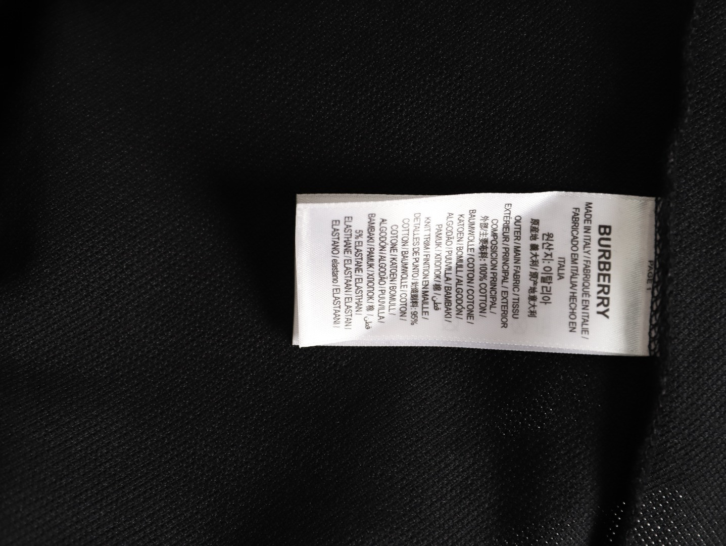Bv*b*rry short-sleeved polo shirt