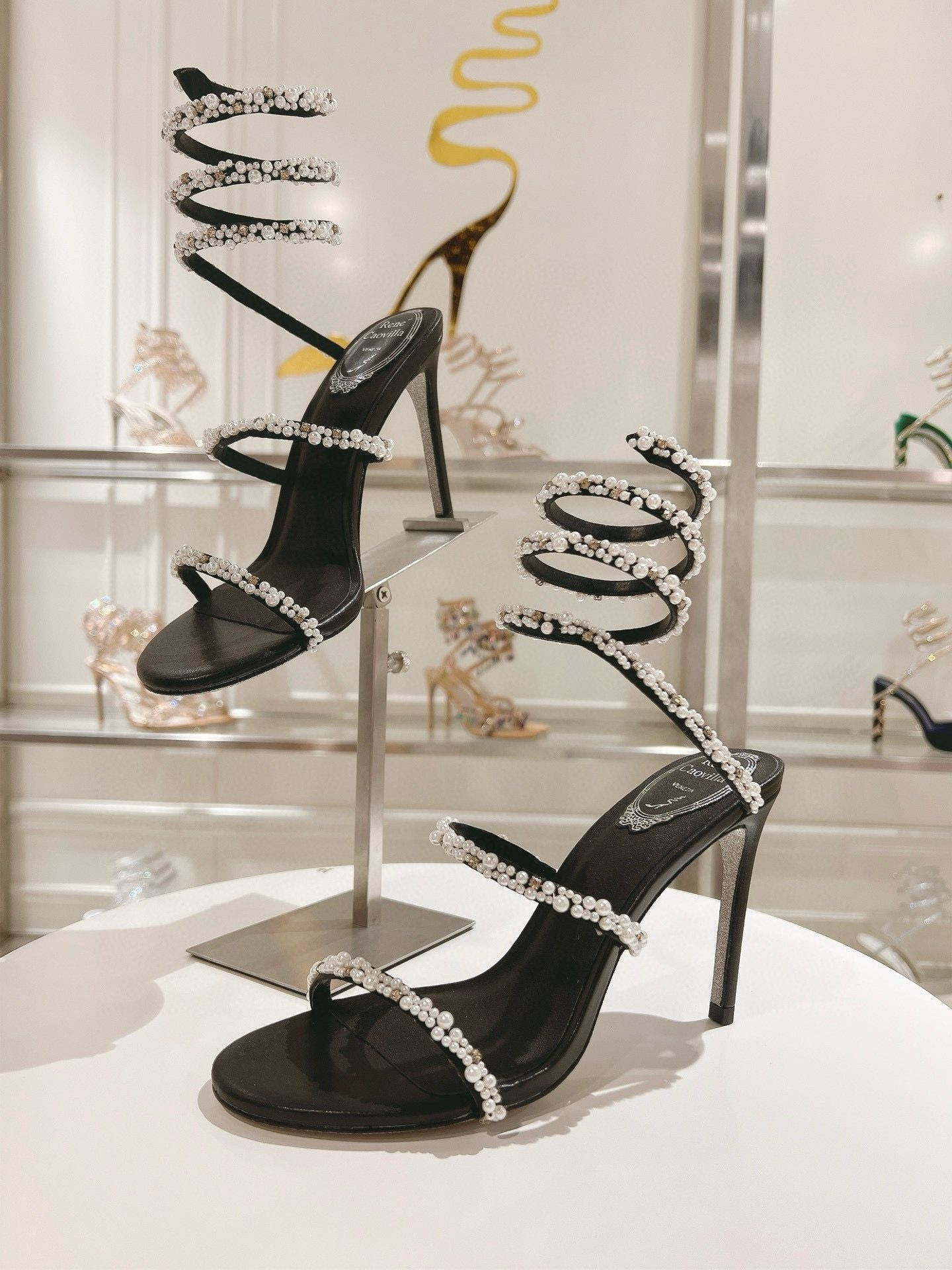 UA RENÉ CAOVILLA Cleo SANDAL 95mm