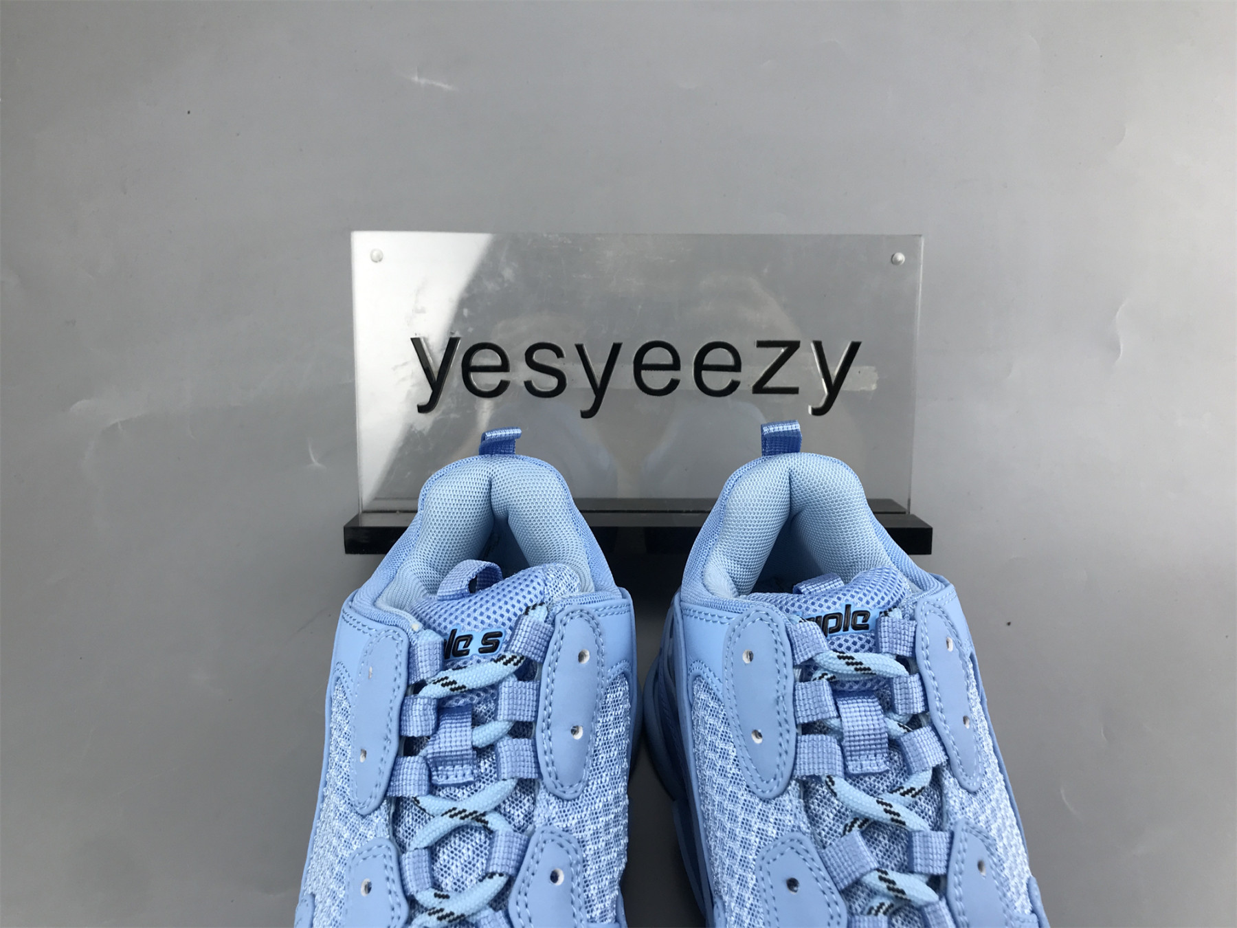 UA TRIPLE S CLEAR SOLE BLUE
