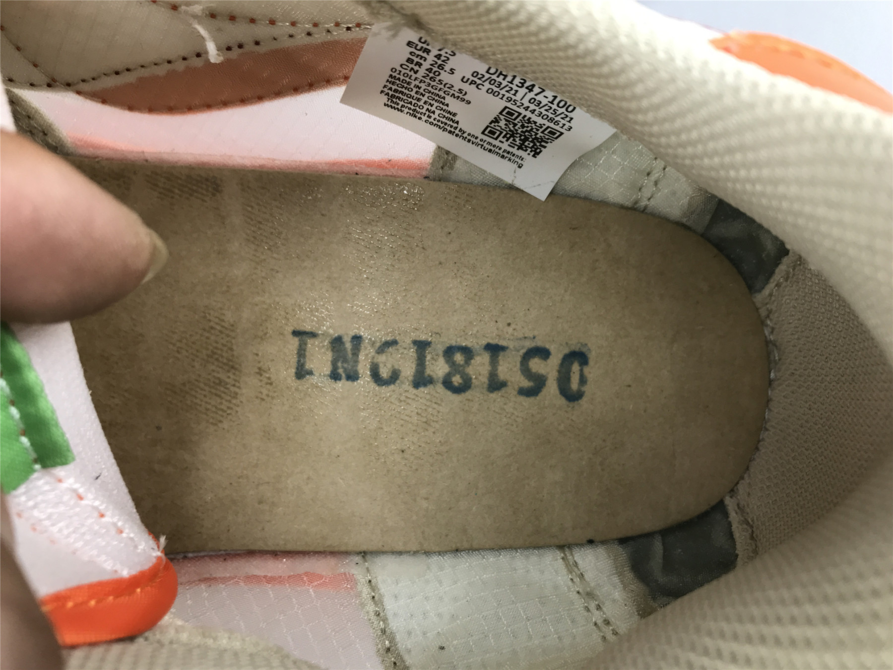 UA NIKE LDWAFFLE CLOT SACAI NET ORANGE BLAZE