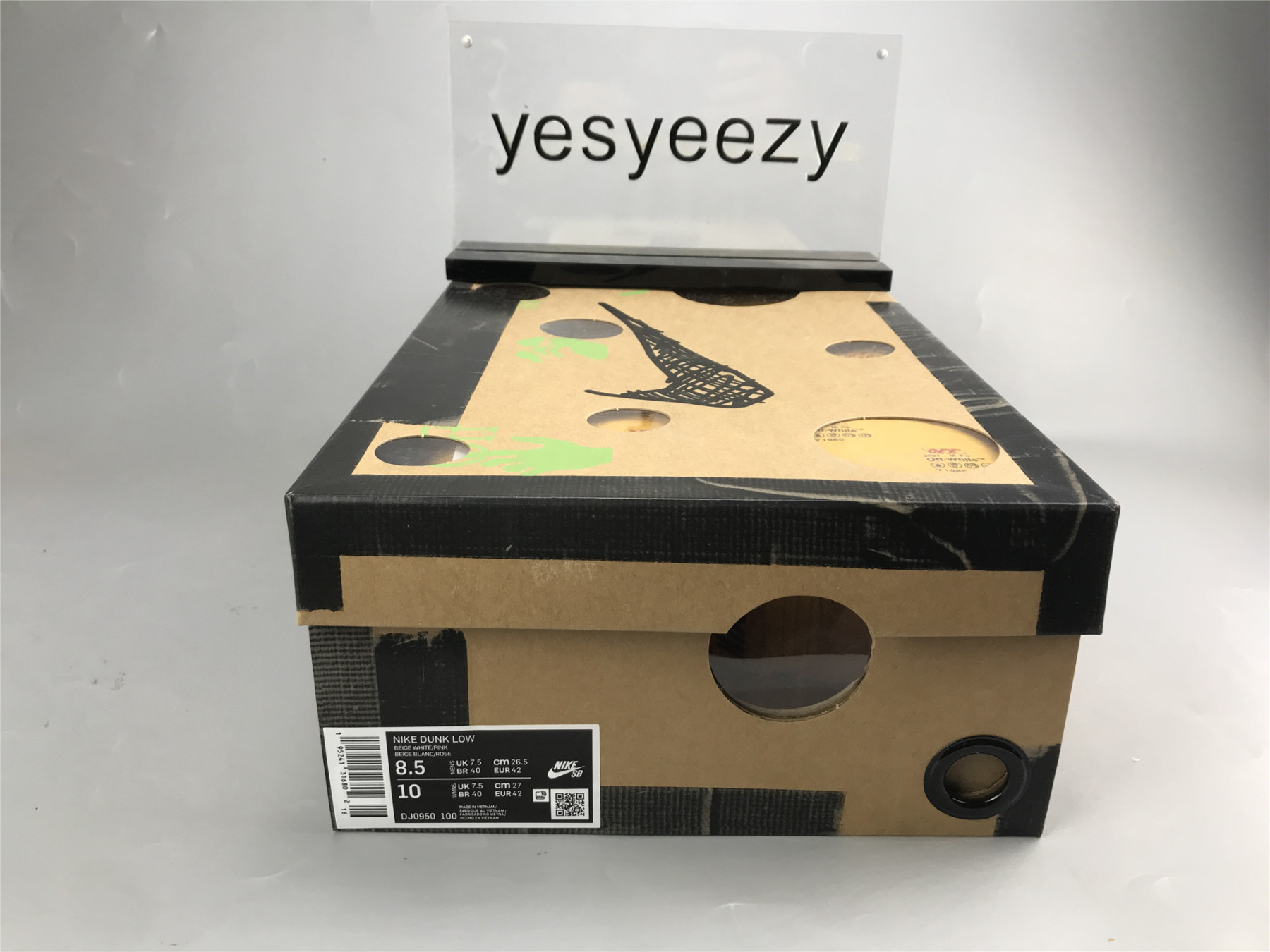 UA NIKE OFF-WHITE X DUNK LOW 