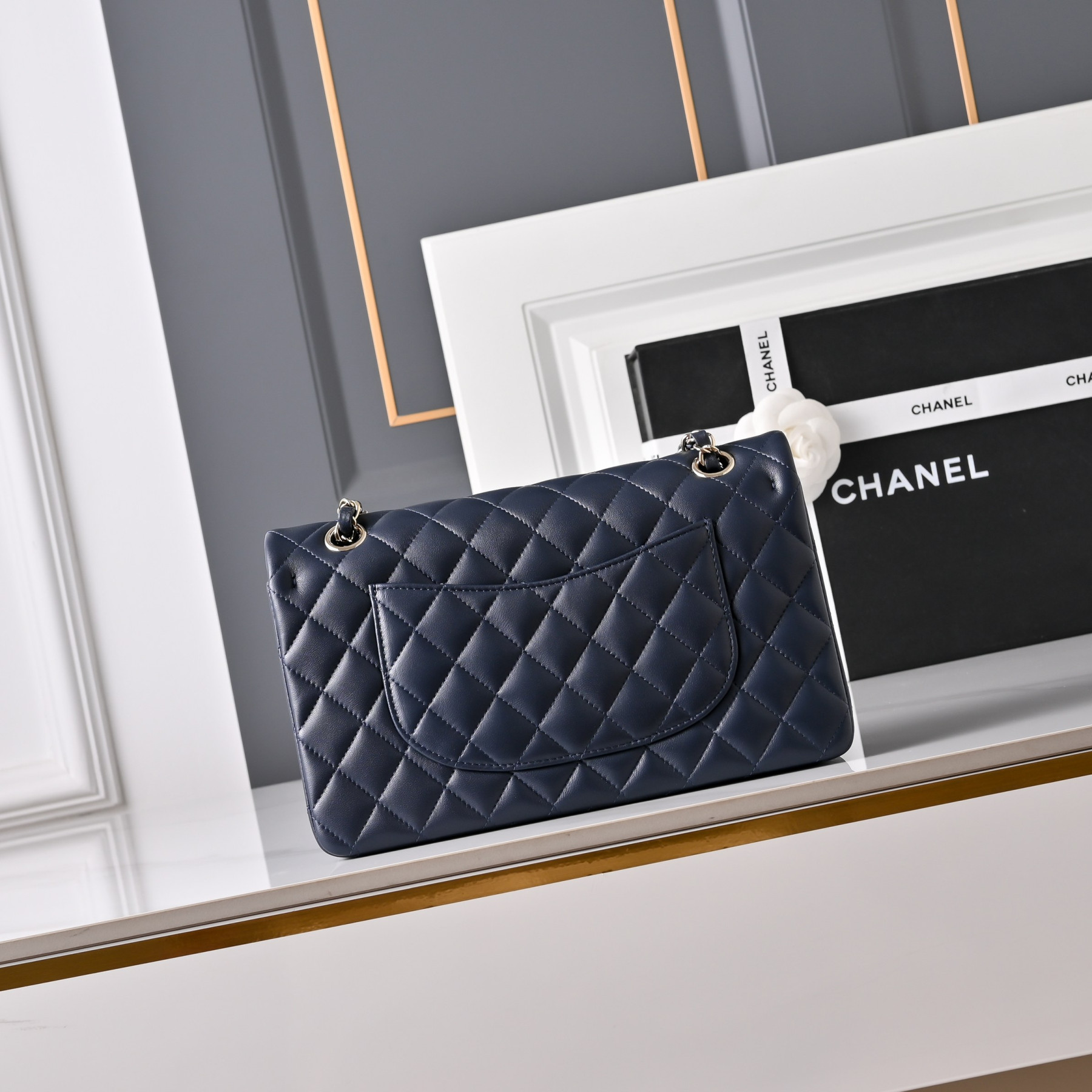 Ch**el Classic Flap Handbag A01112 15.5x25.5x6cm