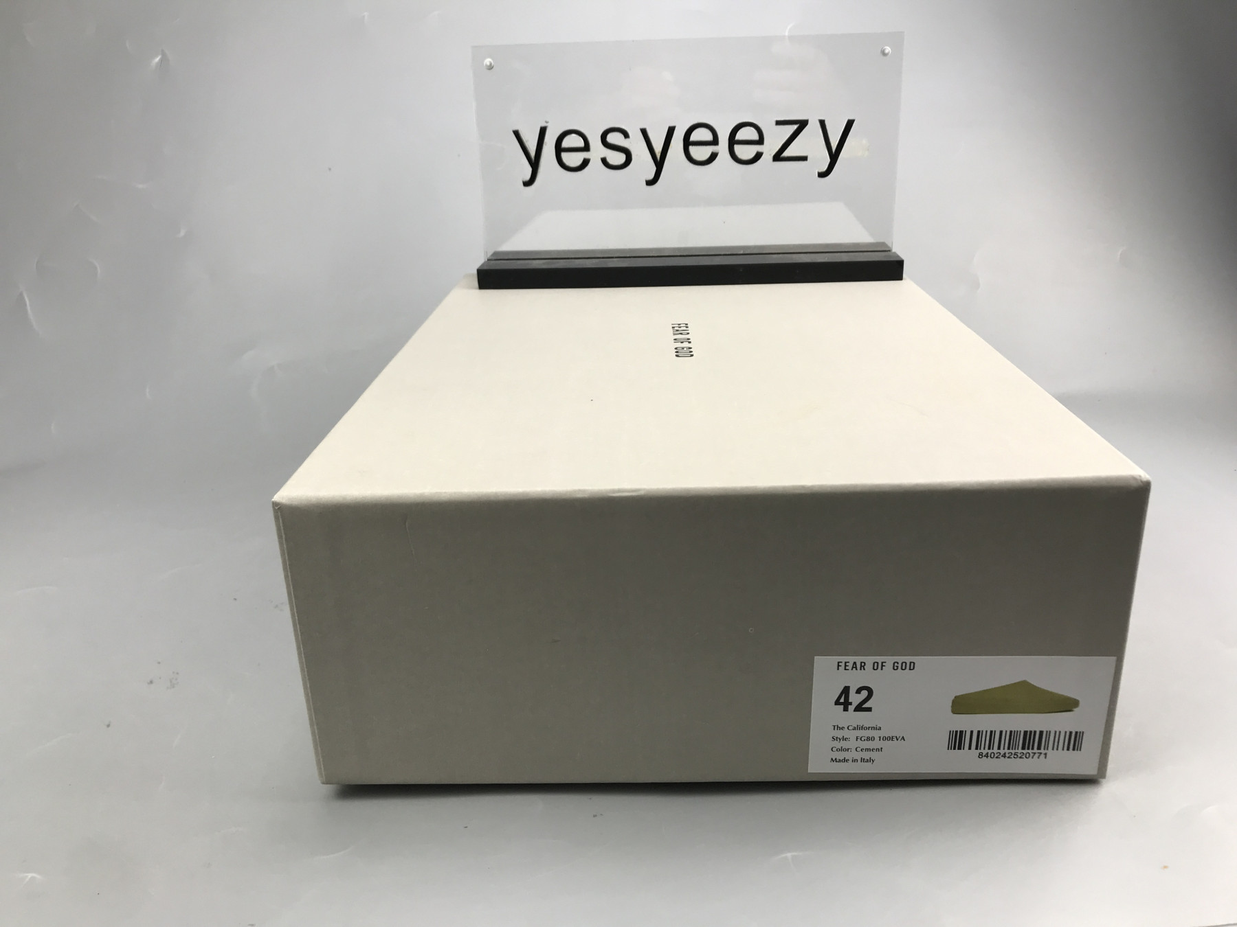 UA NIKE FEAR OF GOD CALIFORNIA BACKLESS SLIP-ON 