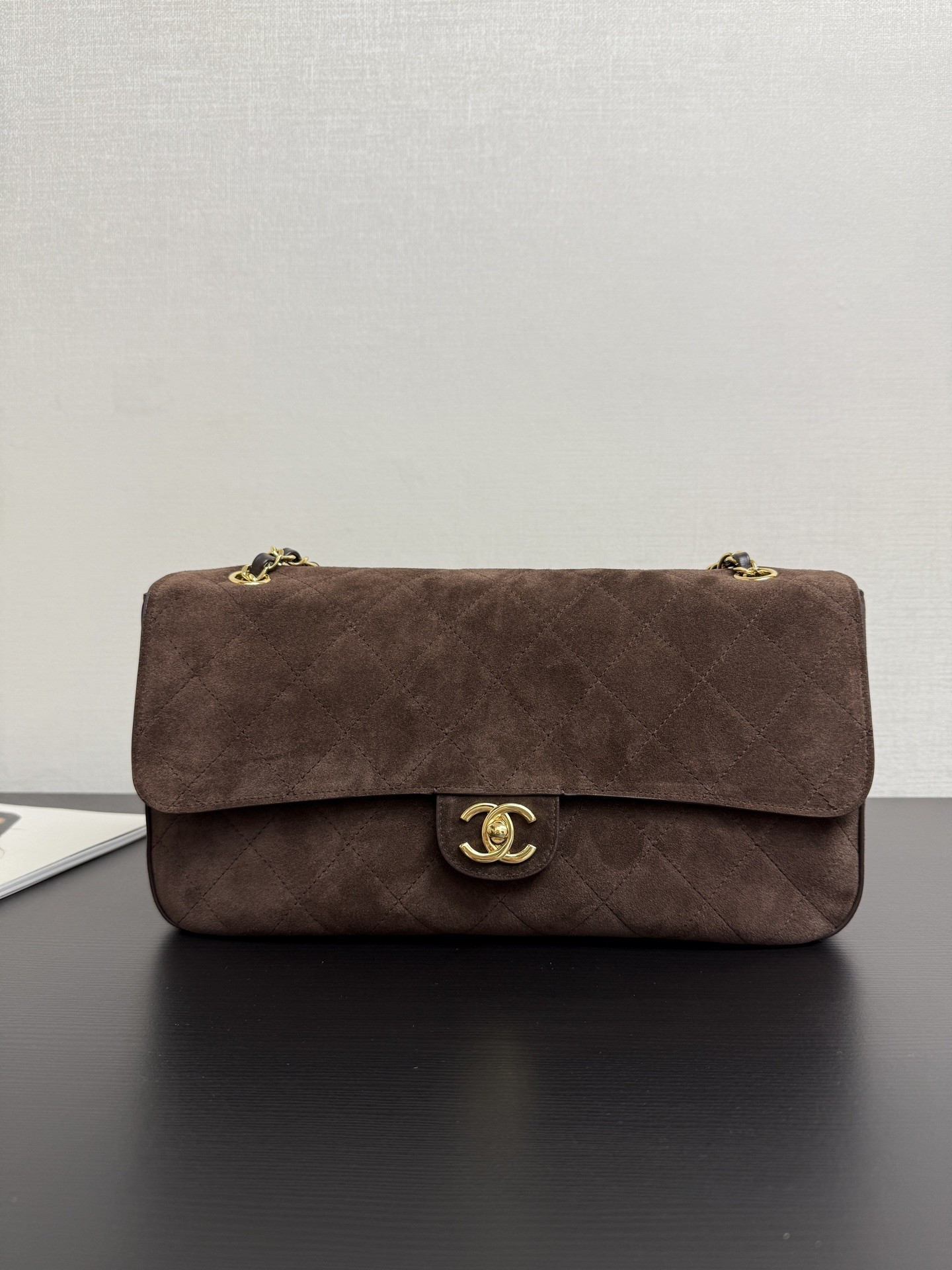 Ch**el Maxi Flap bag Gold hardware AS6281 19.5x32x10cm