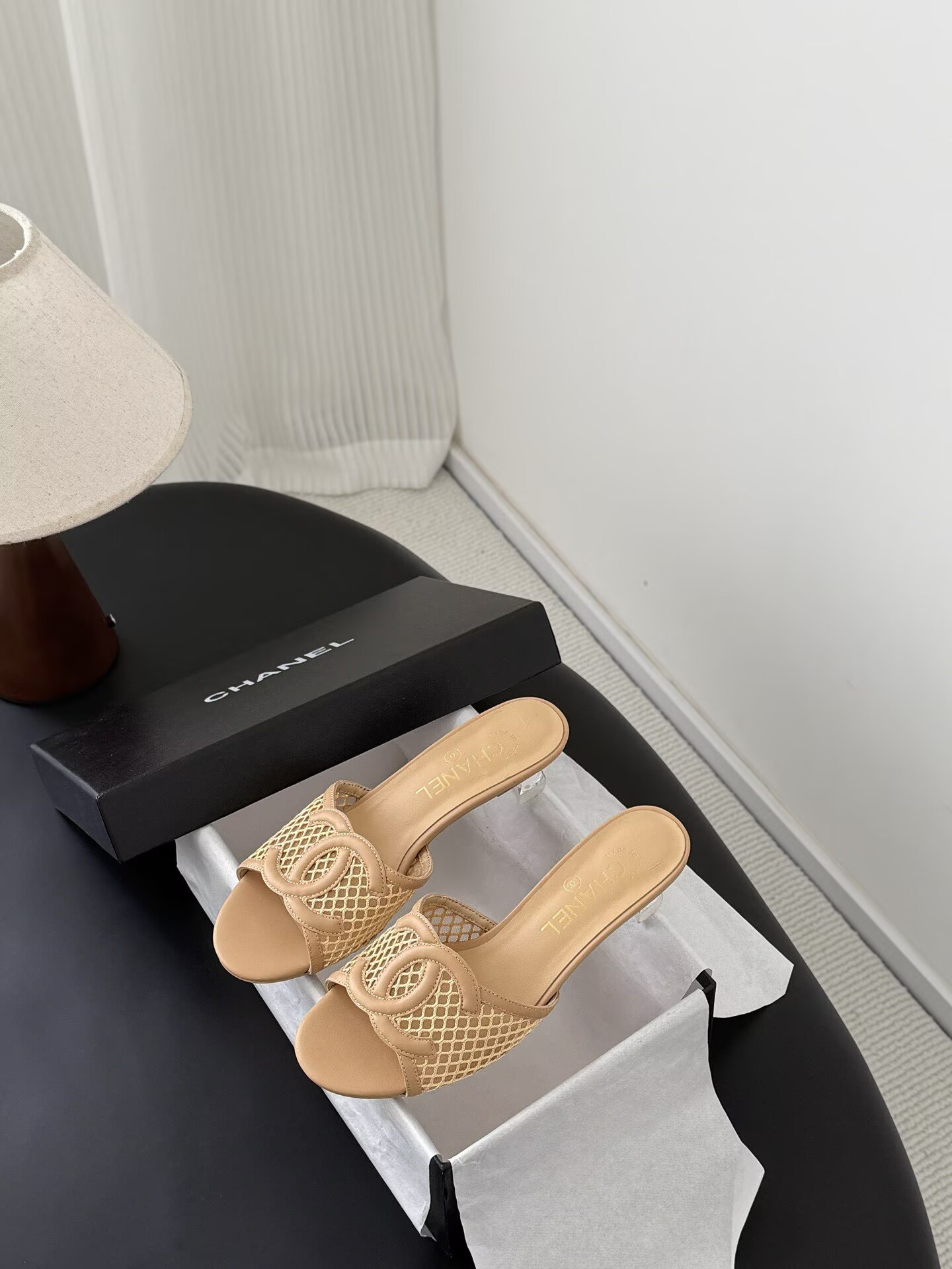 ua Ch**el sandals 4.5cm heel