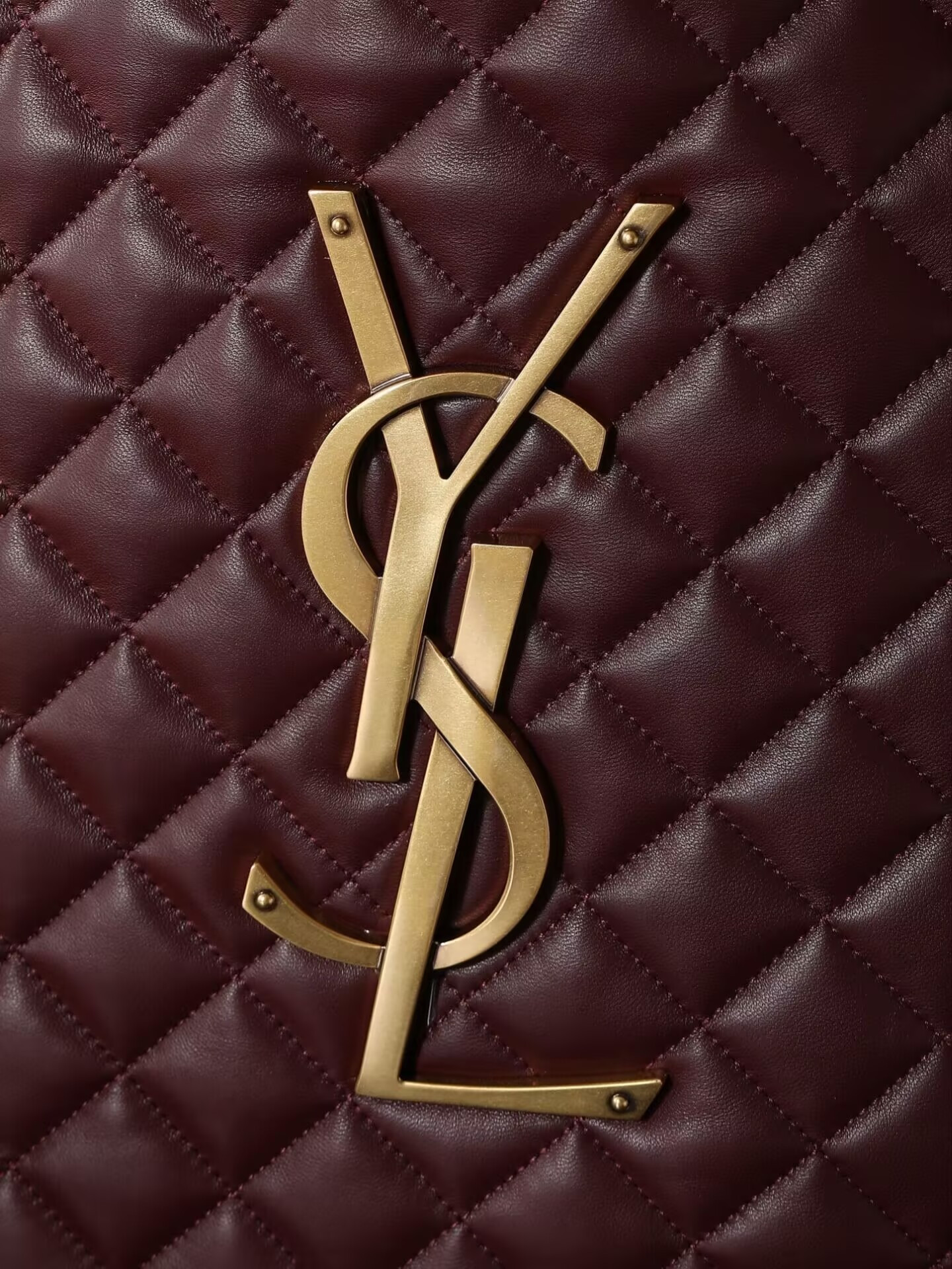 Y51 ICARE MAXI SHOPPING BAG IN QUILTED LAMBSKIN  38/58x43x8cm