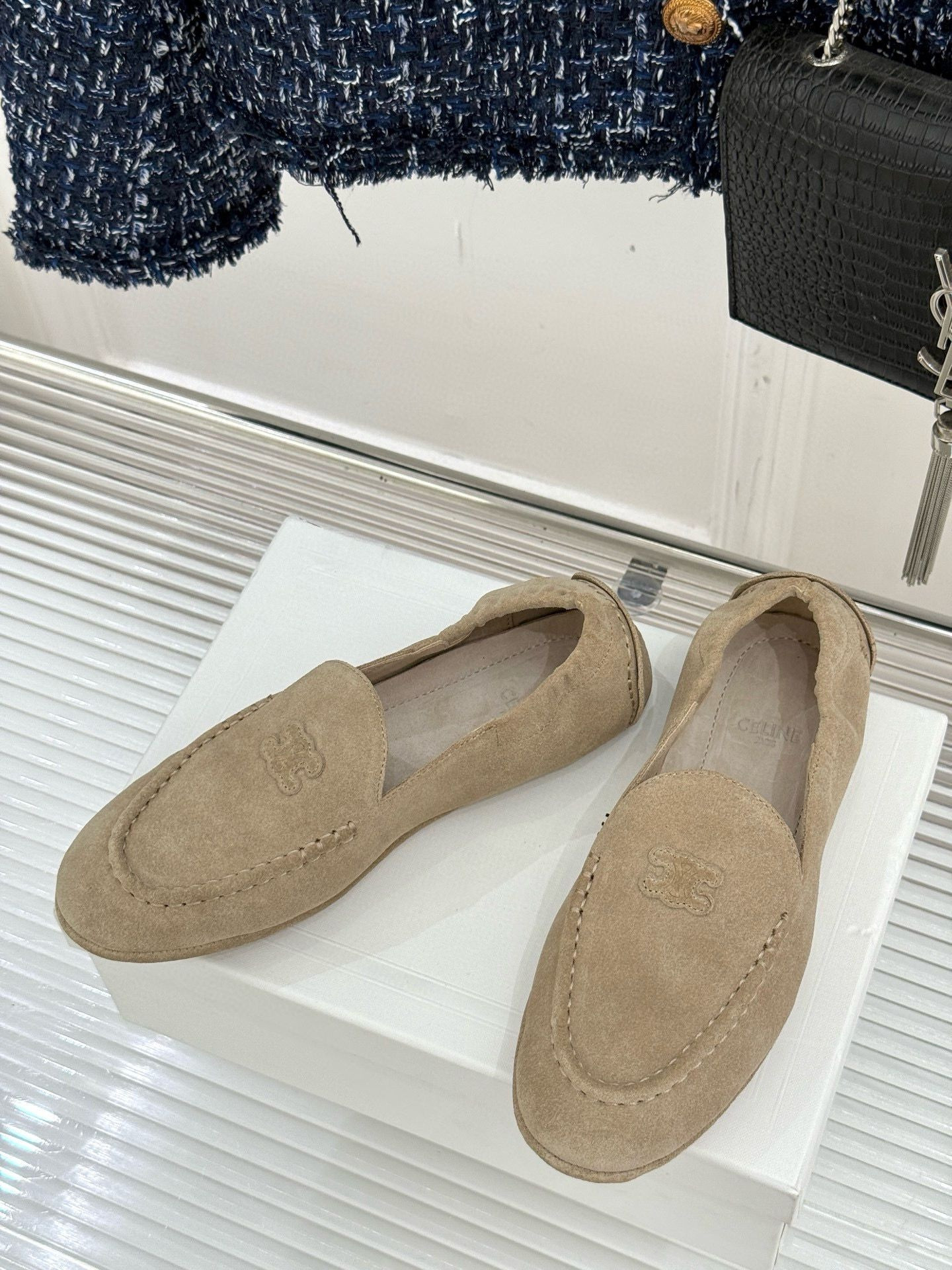 UA Ce1i*e Adam Loafer In Suede Calfskin