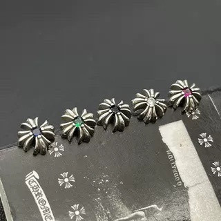 Ch*0me He**ts Cross Stud Earrings