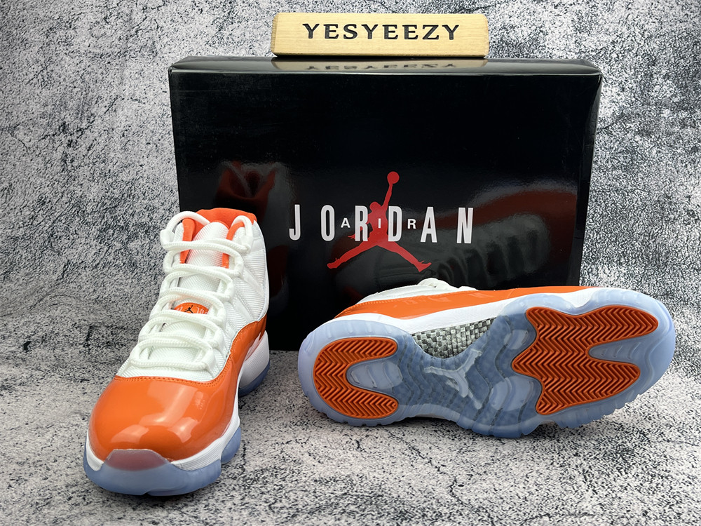 UA AIR JORDAN 11 RETRO ORANGE