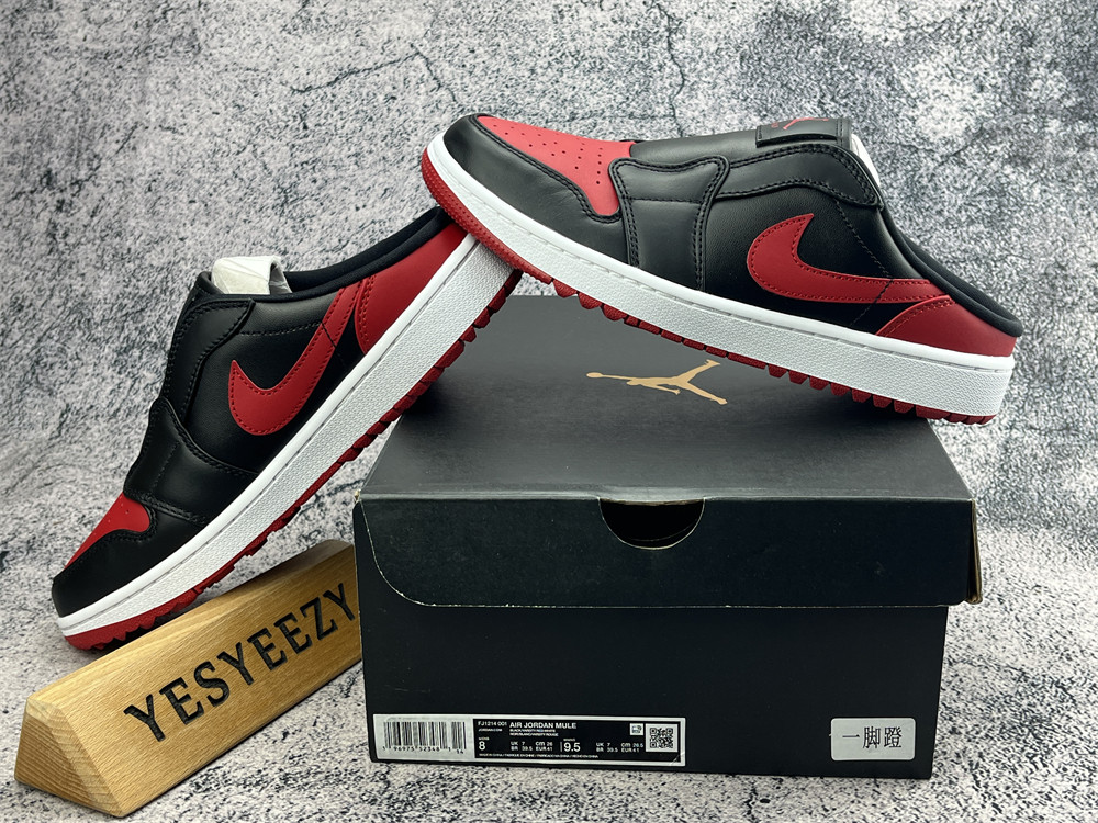 UA Jordan 1 Mule Golf Bred