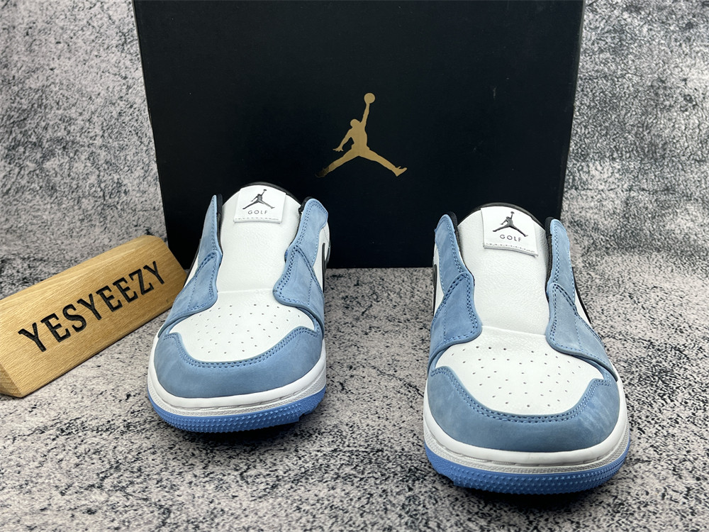 UA AIR JORDAN MULE GOLF UNIVERSITY BLUE NOW AVAILABLE