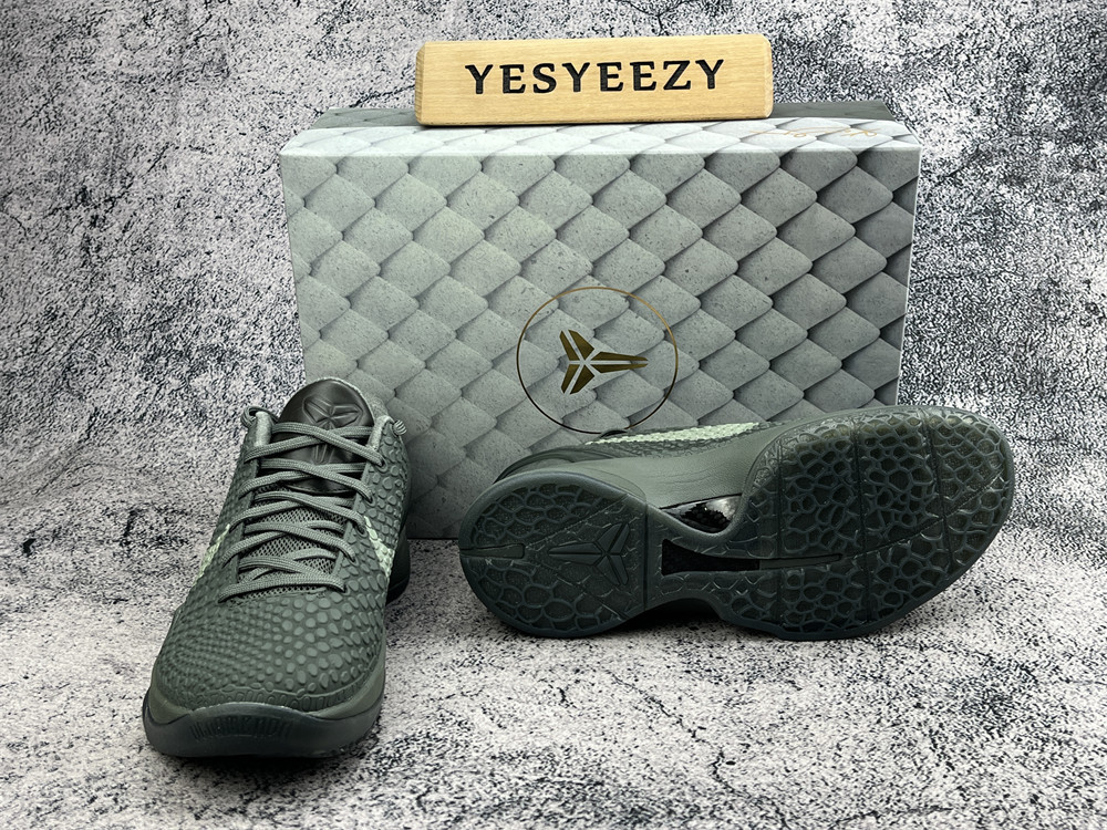 UA Nike Kobe 6 Black Mamba Collection Fade to Black