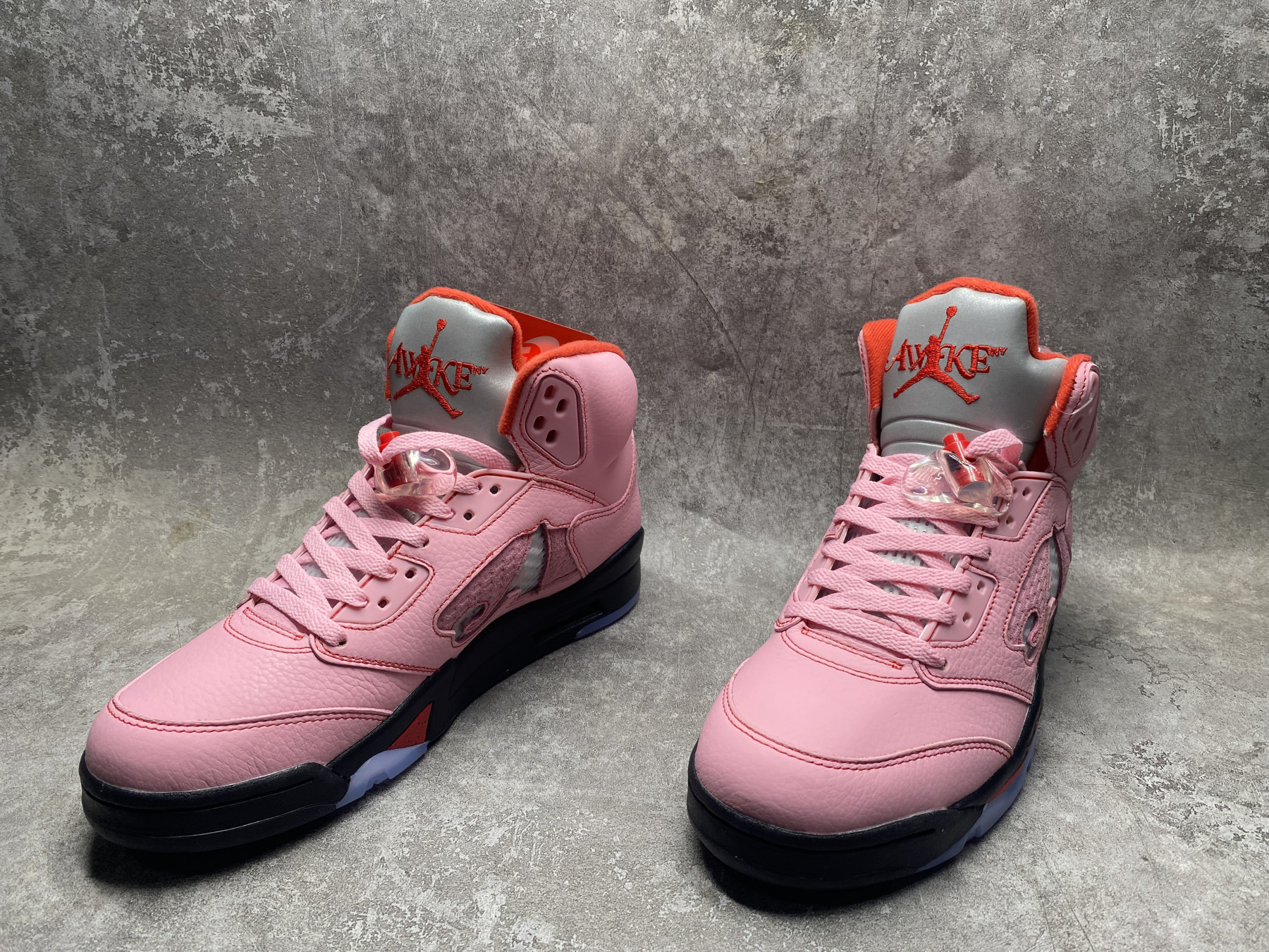 UA Jordan 5 Retro Awake NY Arctic Pink